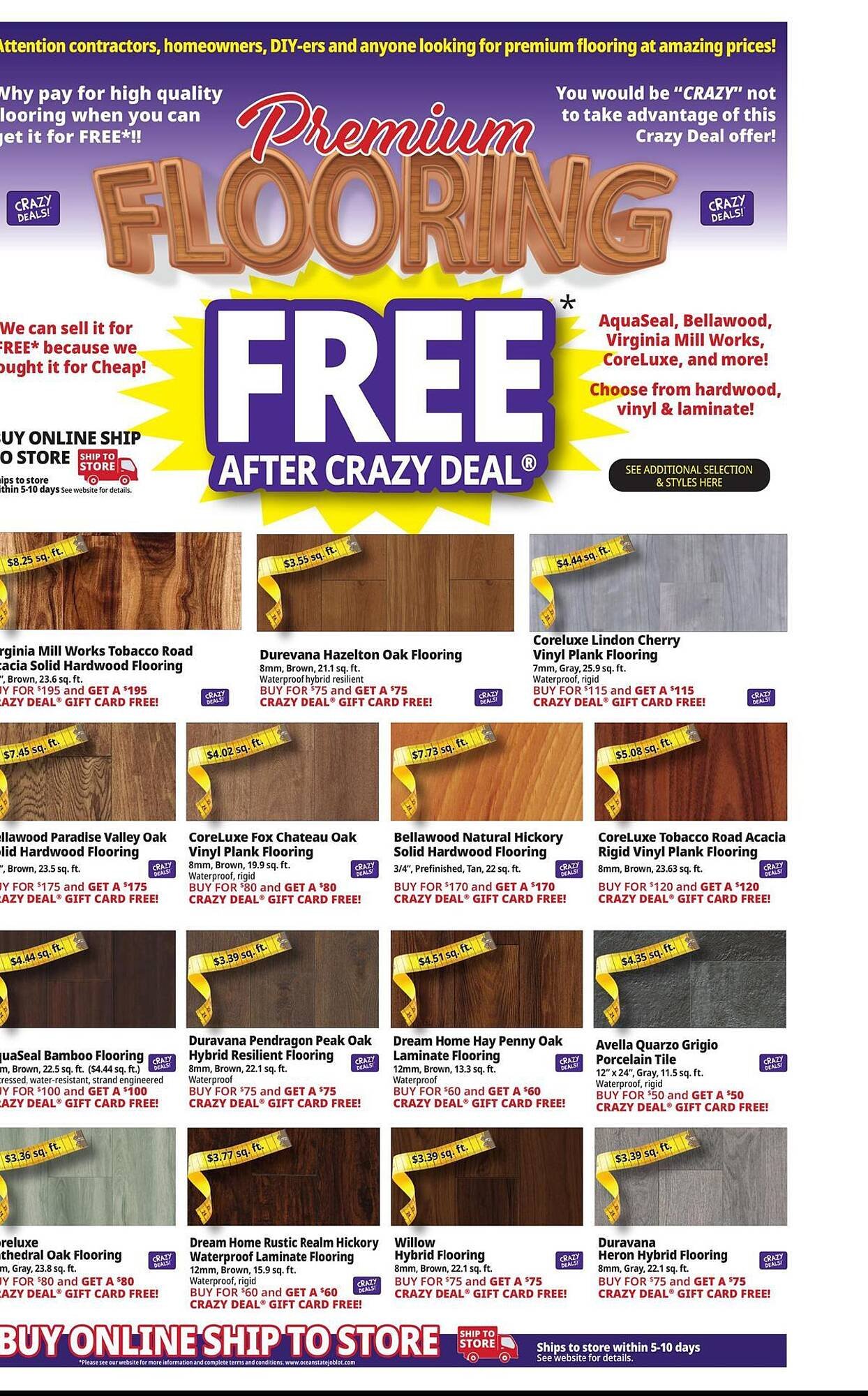 Ocean State Job Lot flyer