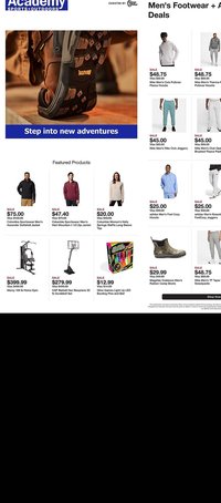 Academy weekly ad