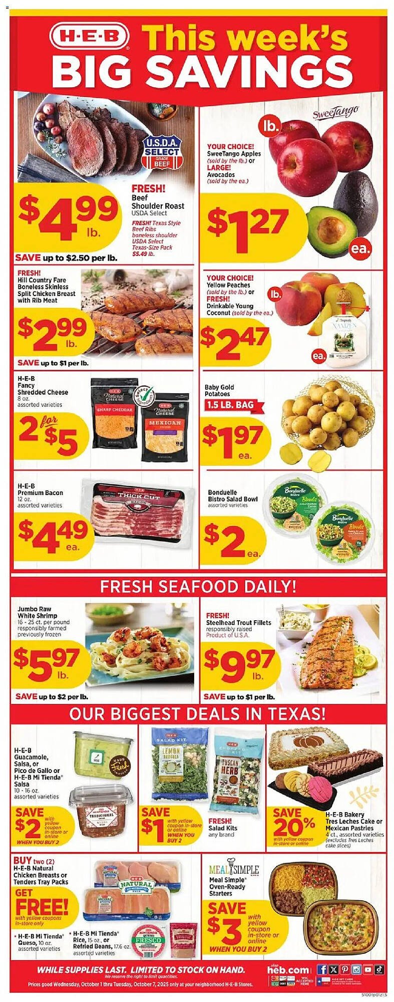 H-E-B weekly ad (2025-10-01 - 2025-10-07) | 1