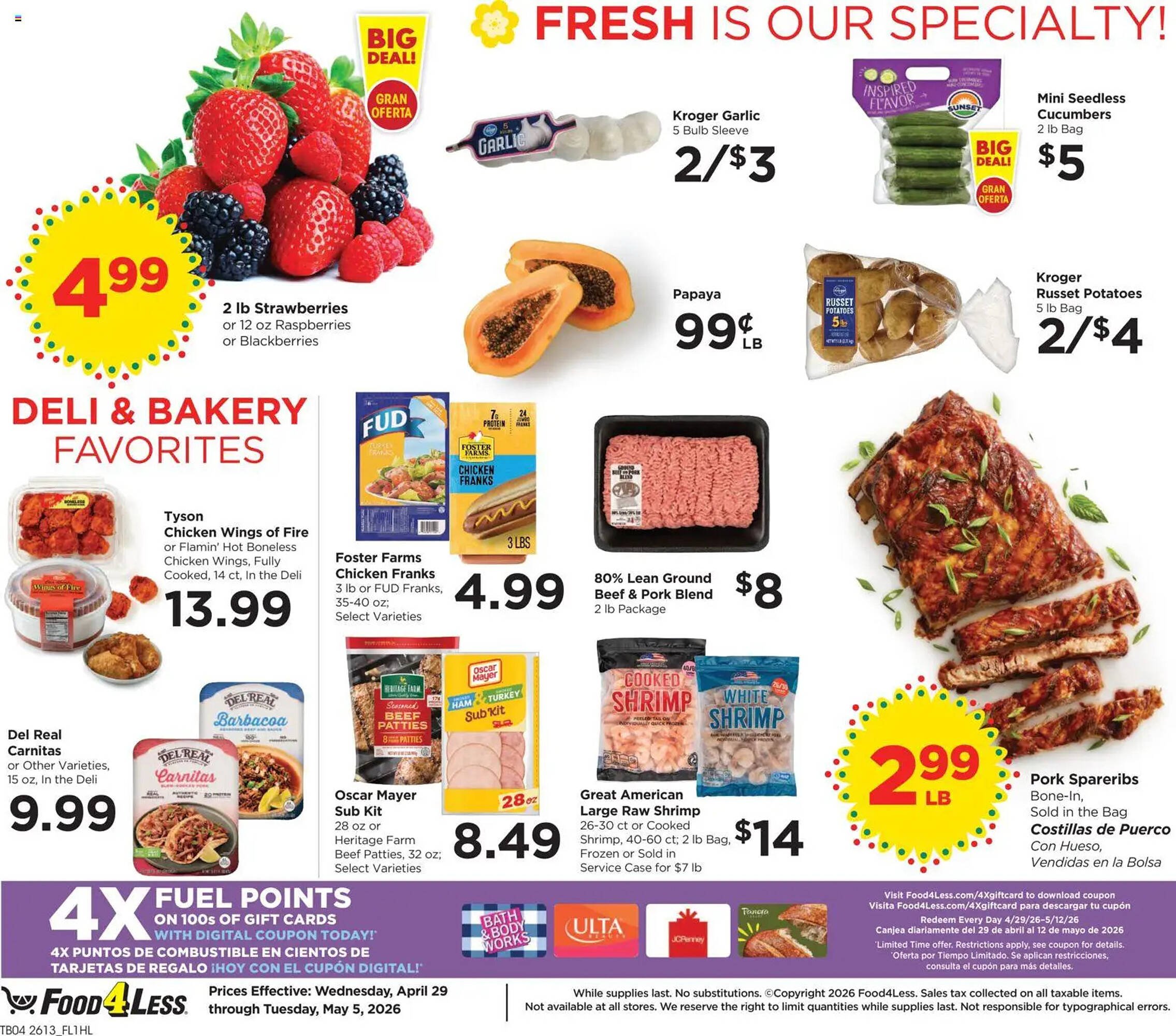 Food 4 Less weekly ad