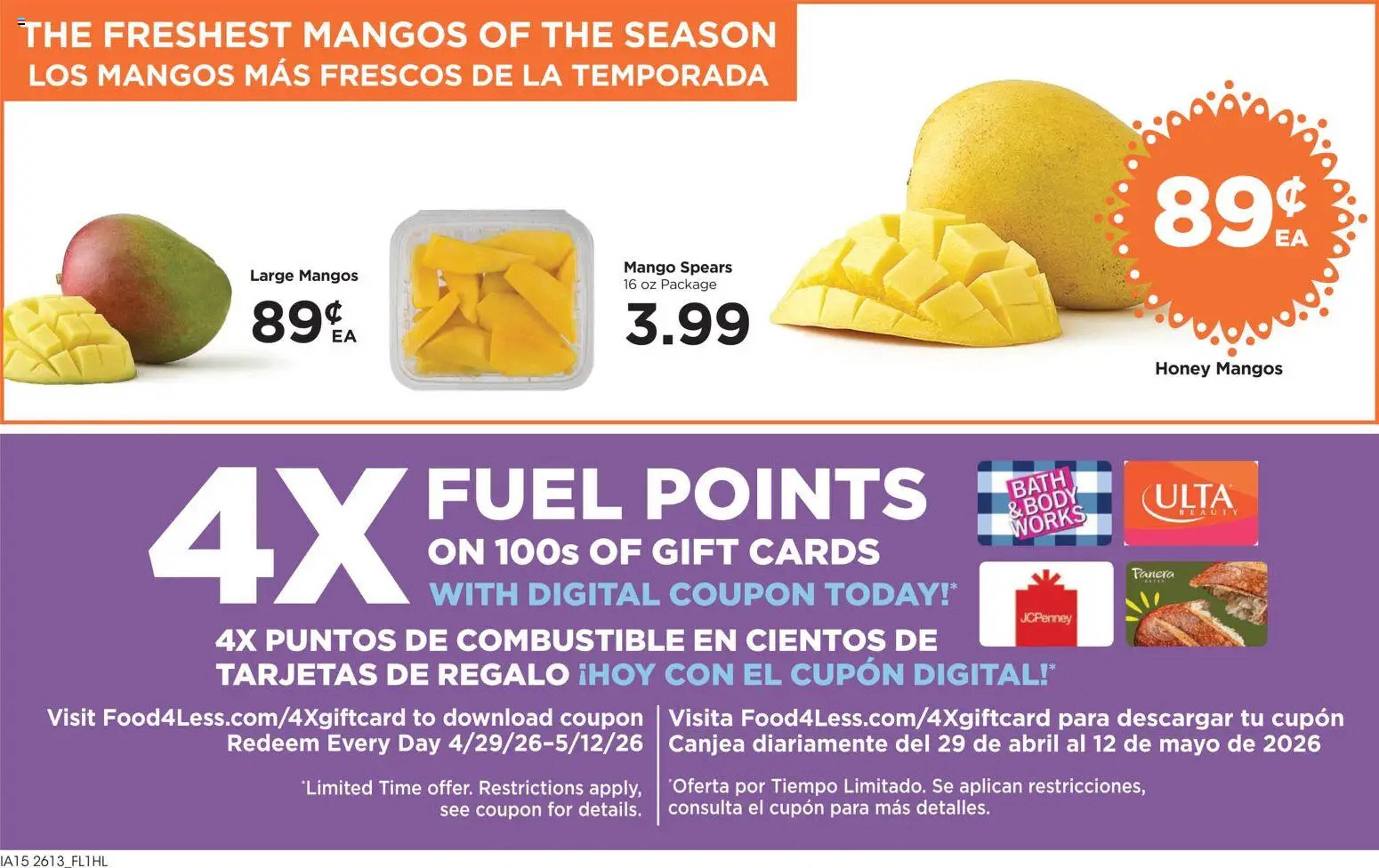 Food 4 Less weekly ad