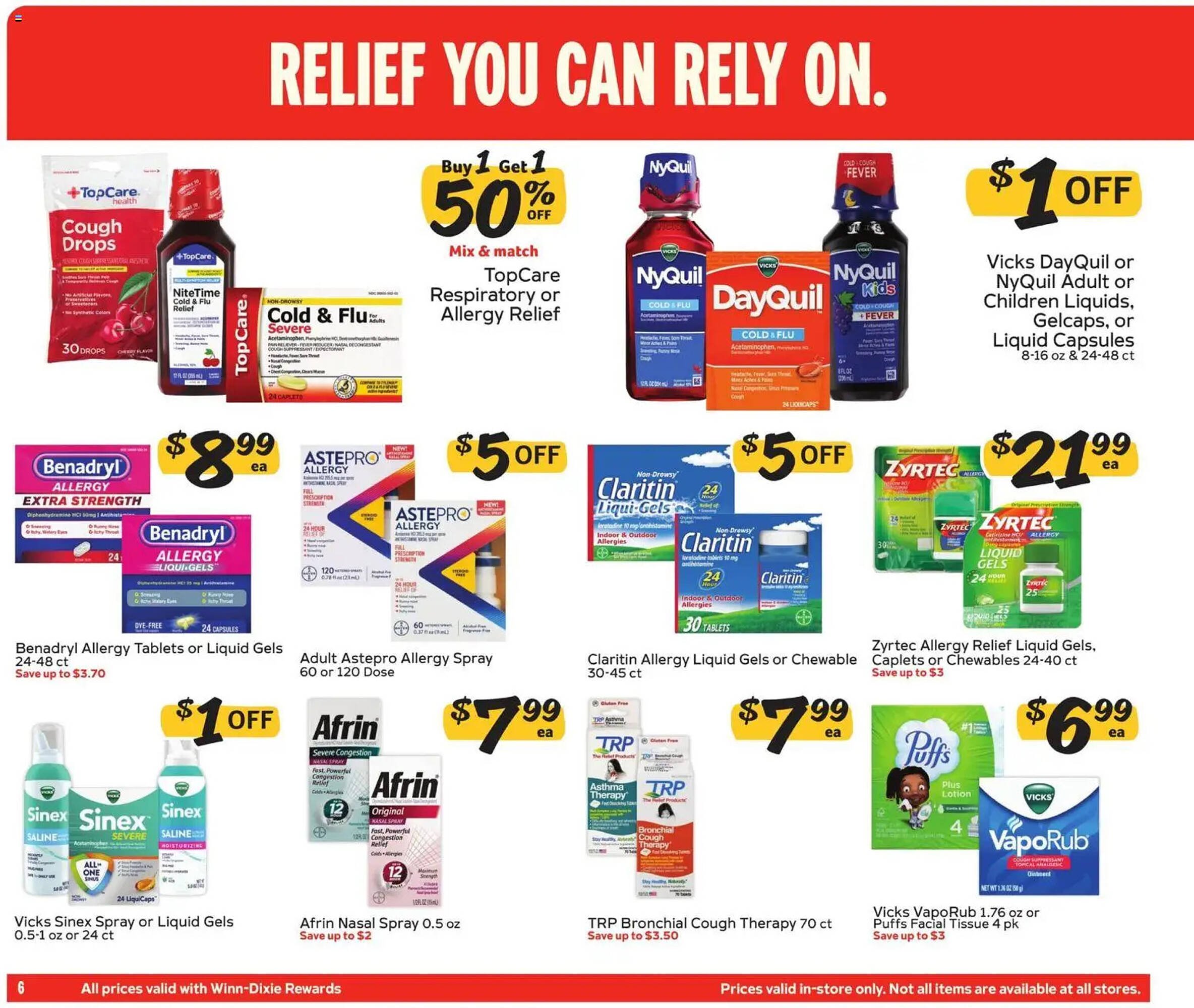 Winn Dixie weekly ad