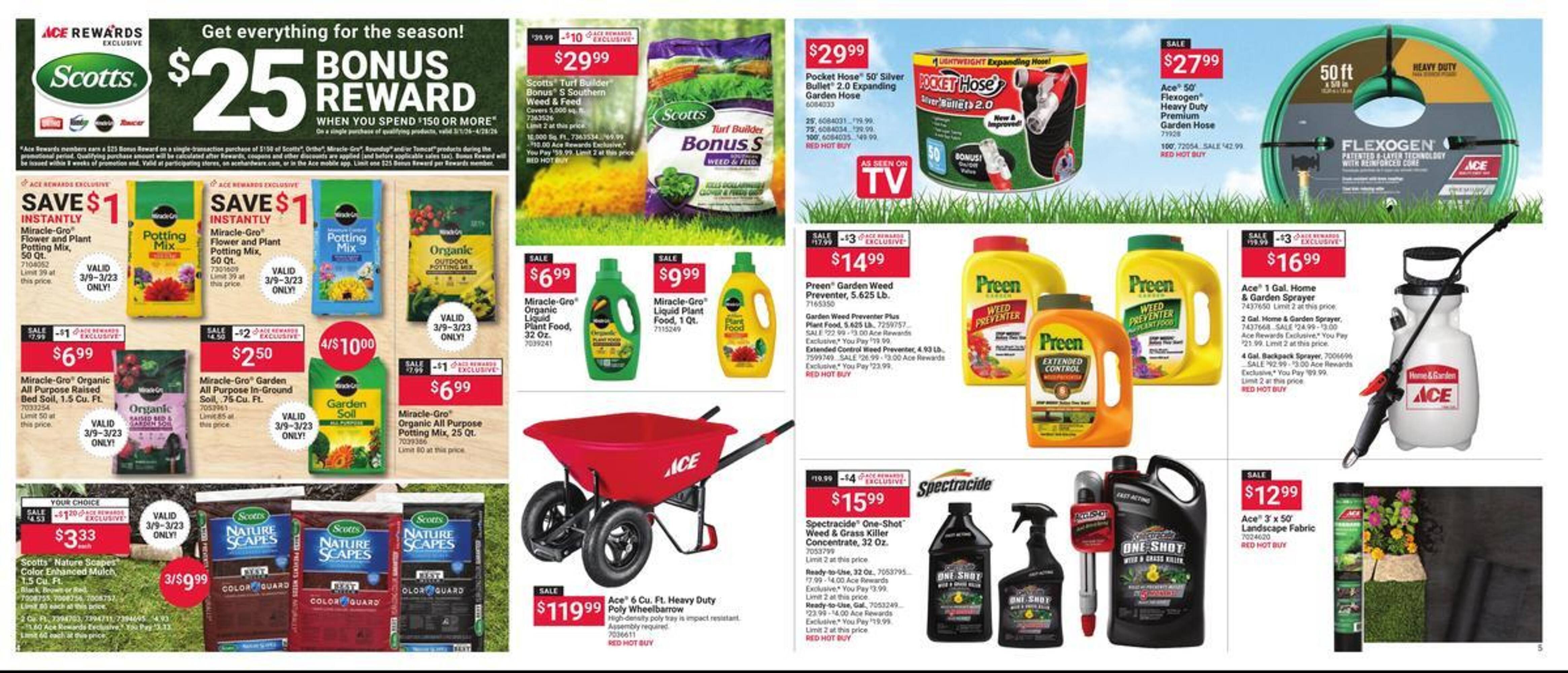 Ace Hardware flyer