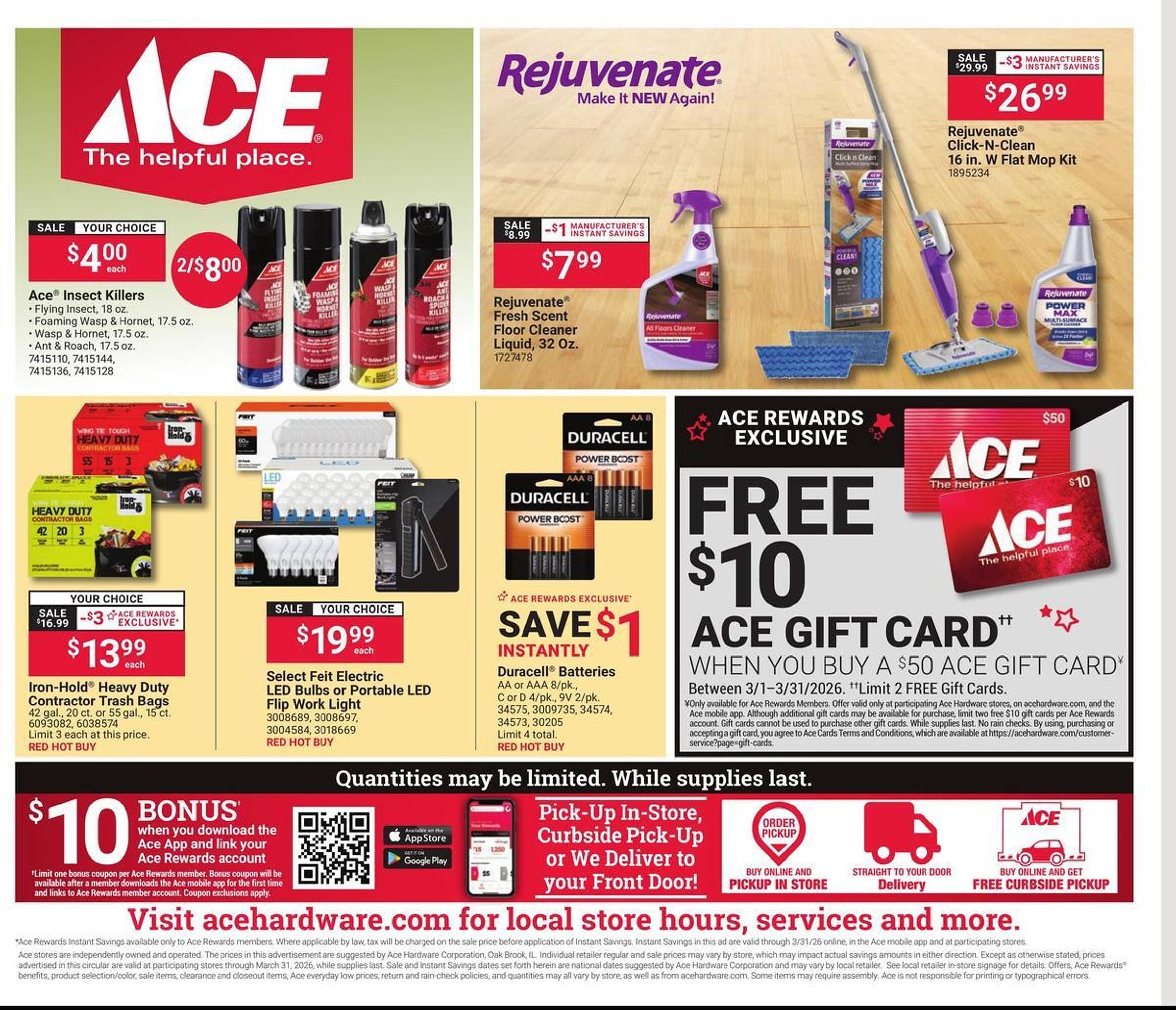 Ace Hardware flyer