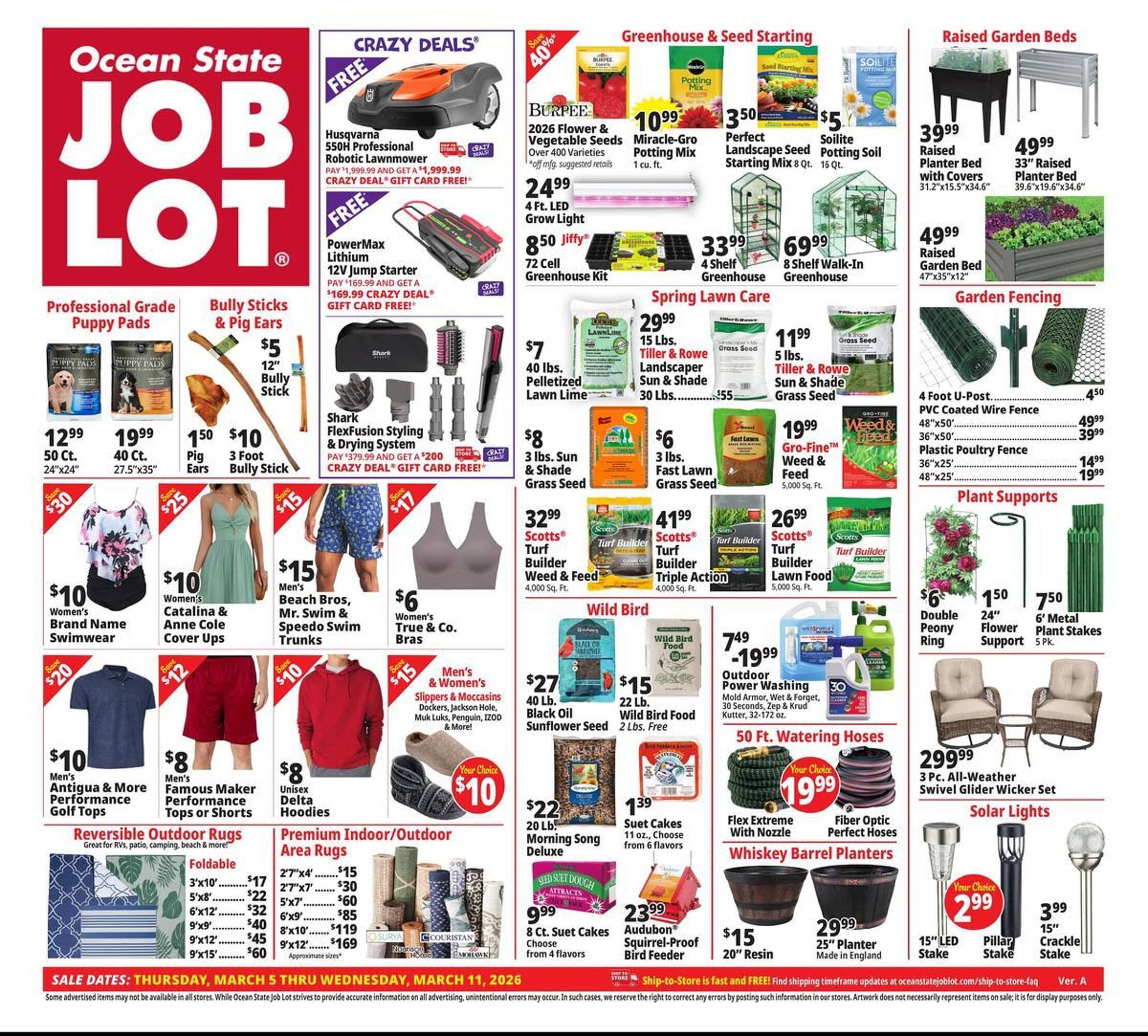 Ocean State Job Lot flyer