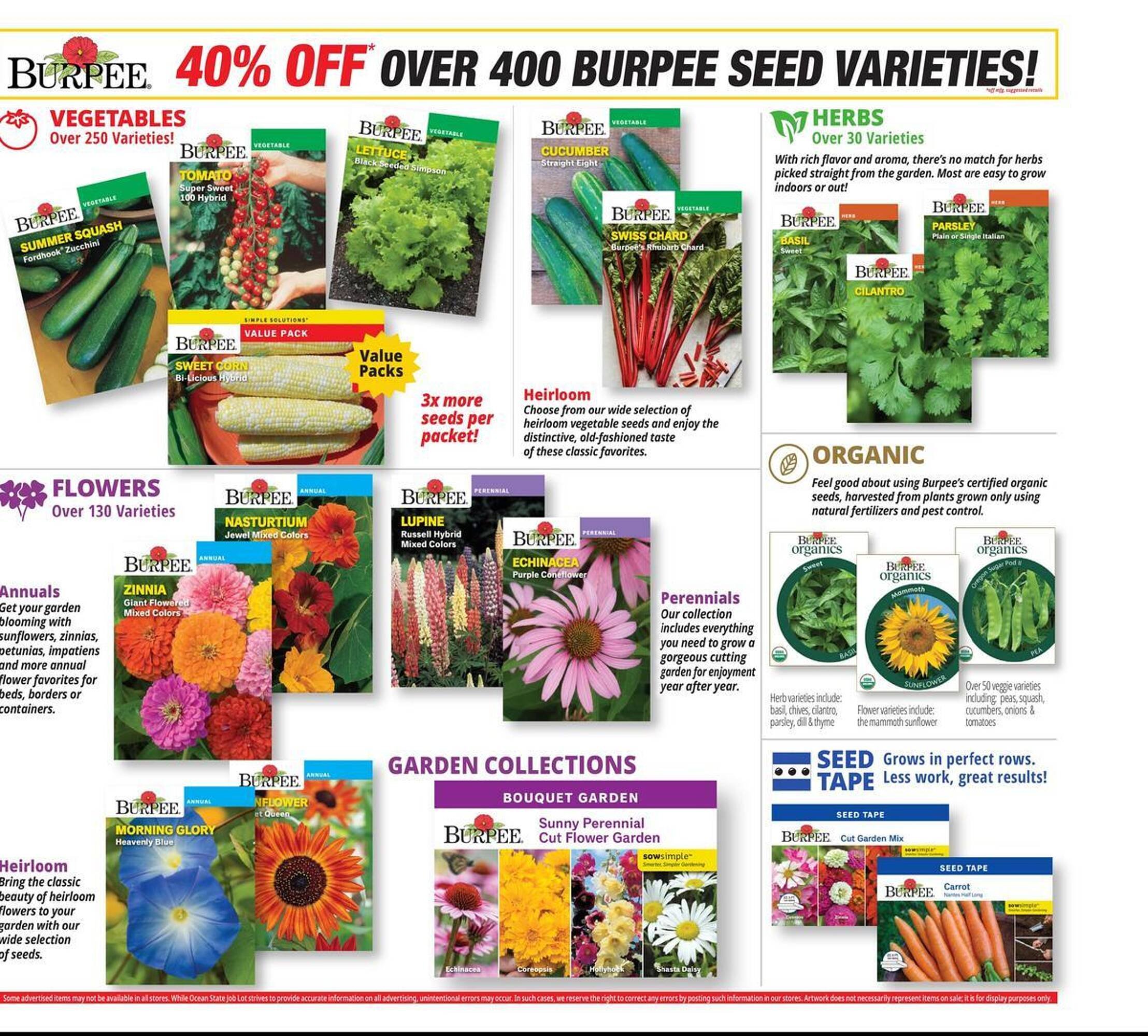 Ocean State Job Lot flyer