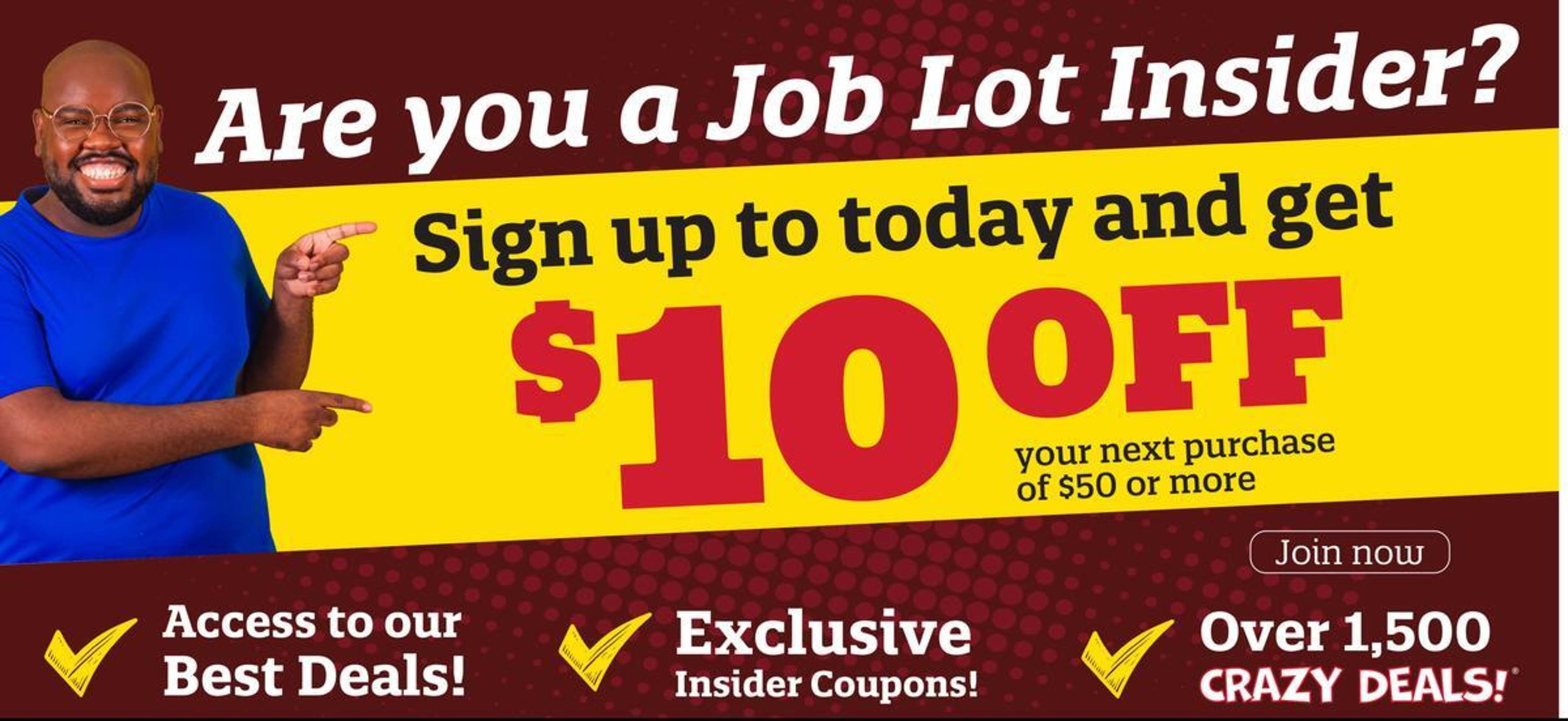 Ocean State Job Lot flyer