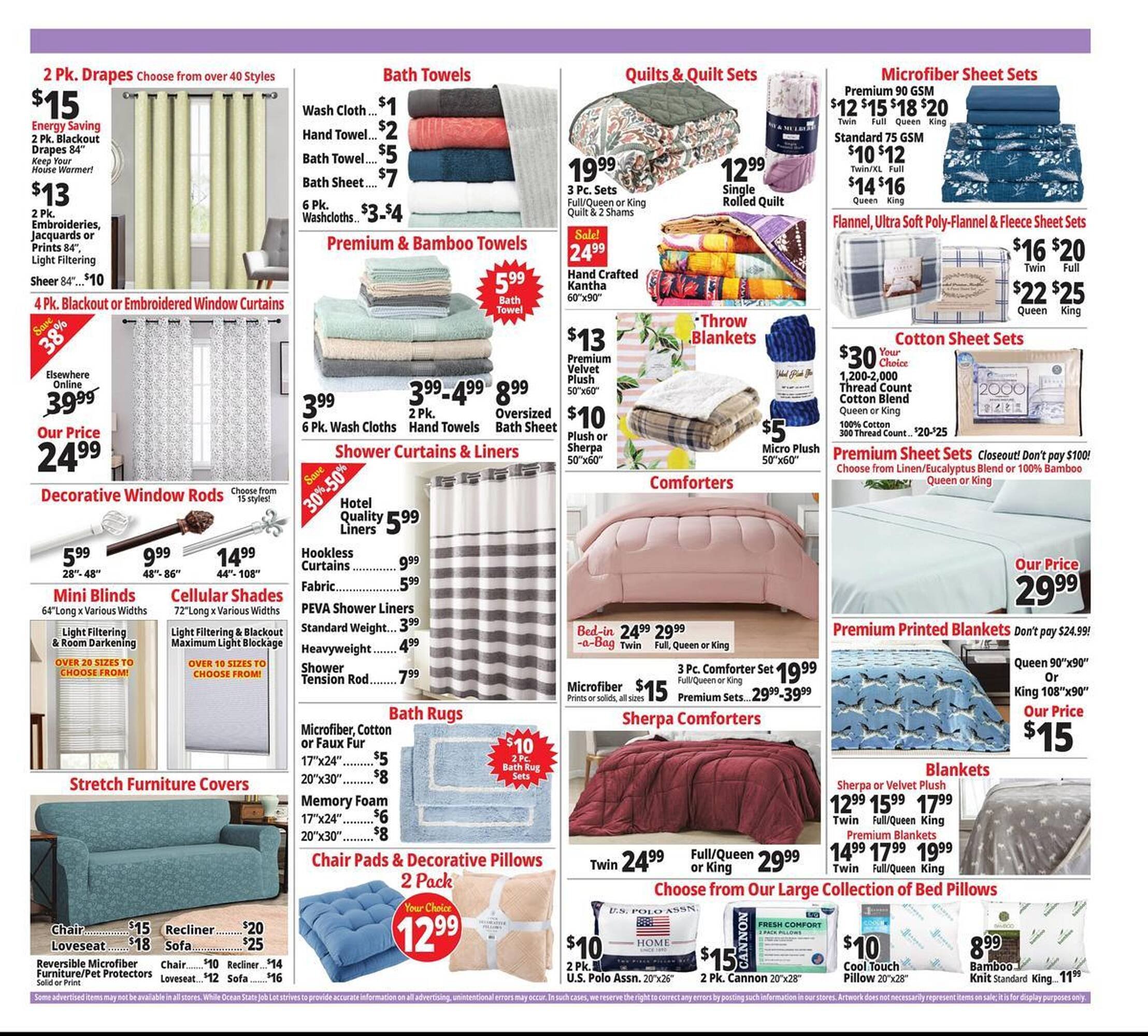 Ocean State Job Lot flyer