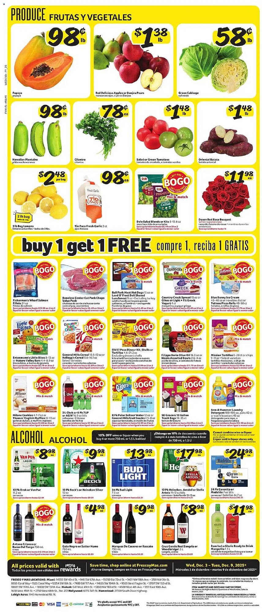 Fresco y Más weekly ad