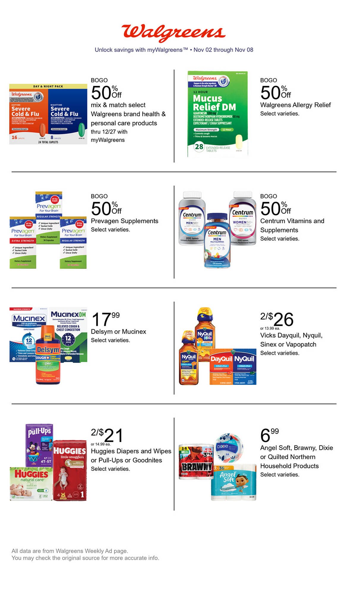 Walgreens weekly ad (2025-11-02 - 2025-11-08) | 1