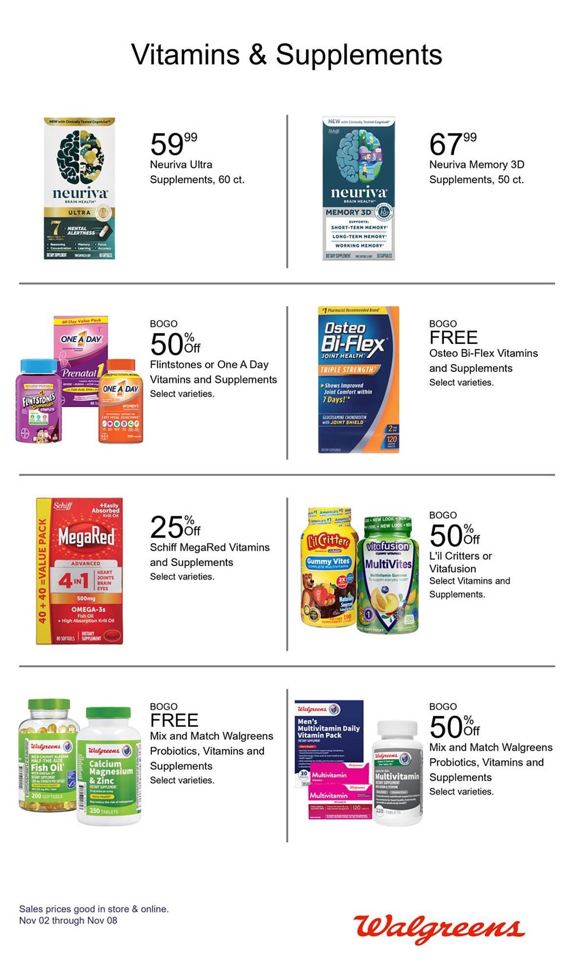 Walgreens weekly ad (2025-11-02 - 2025-11-08) | 11