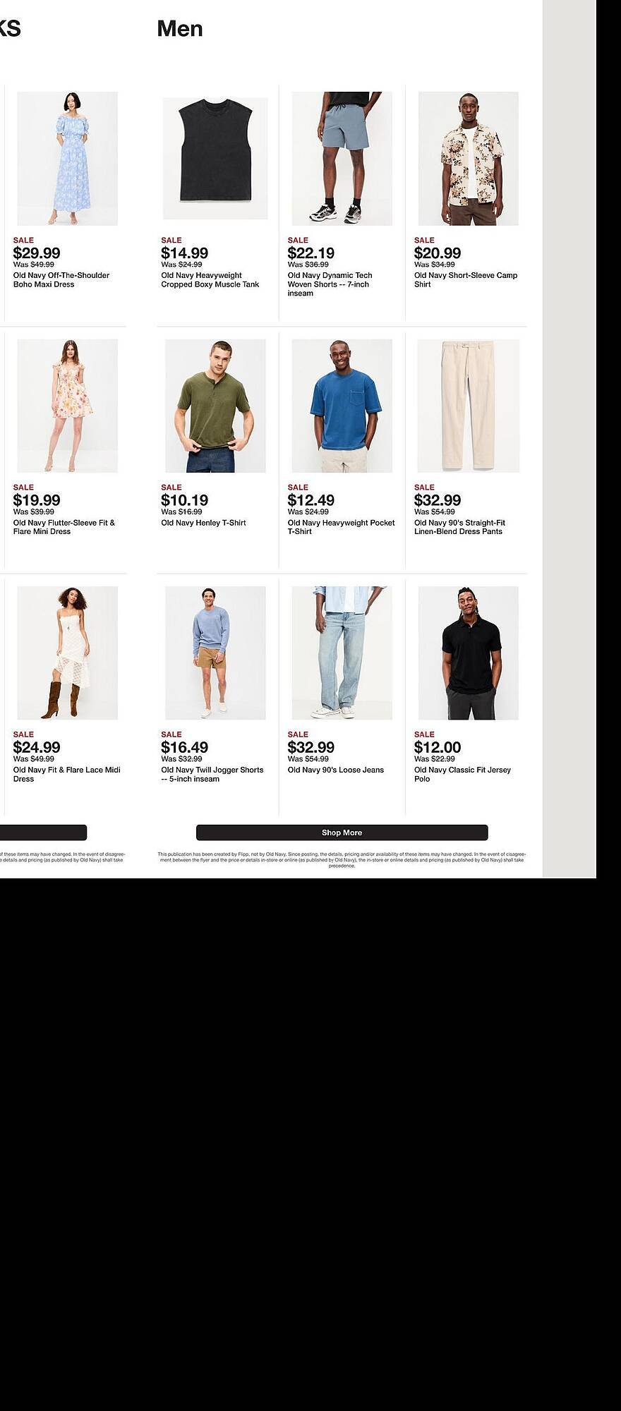 Old Navy weekly ad