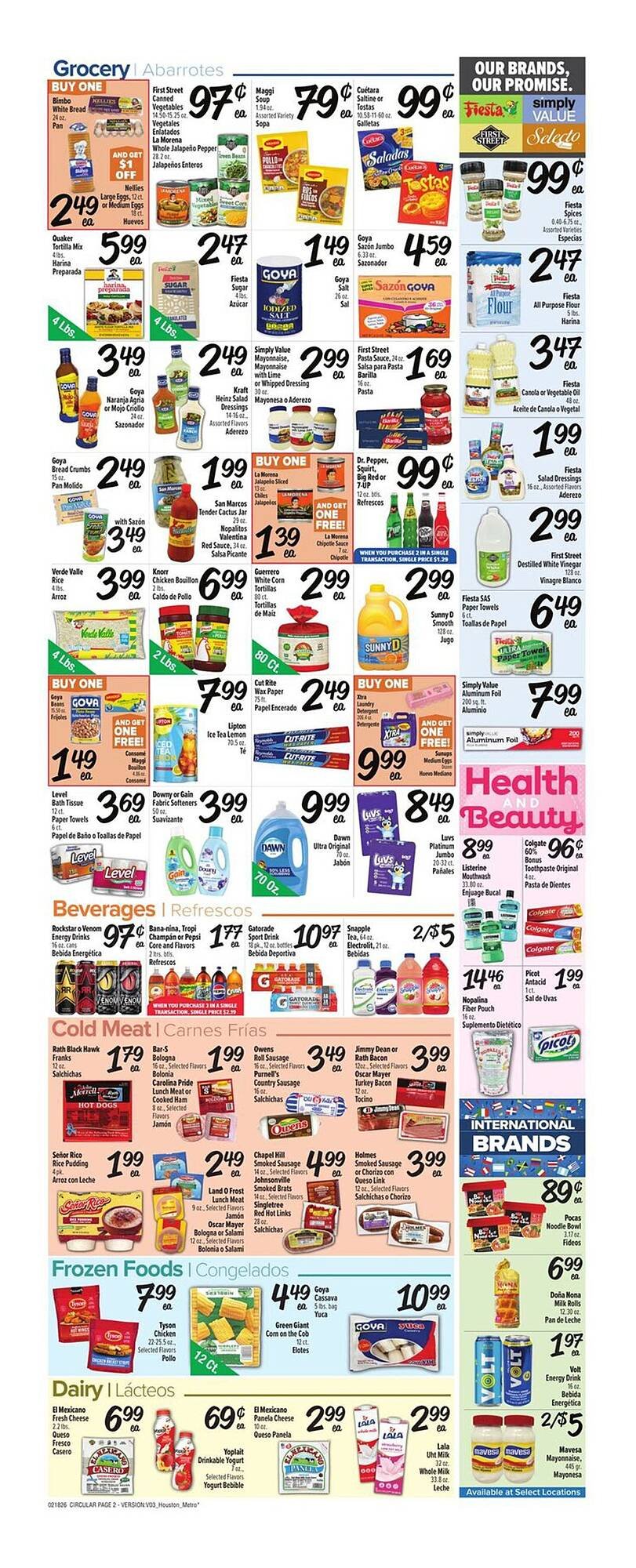 Fiesta Mart weekly ad