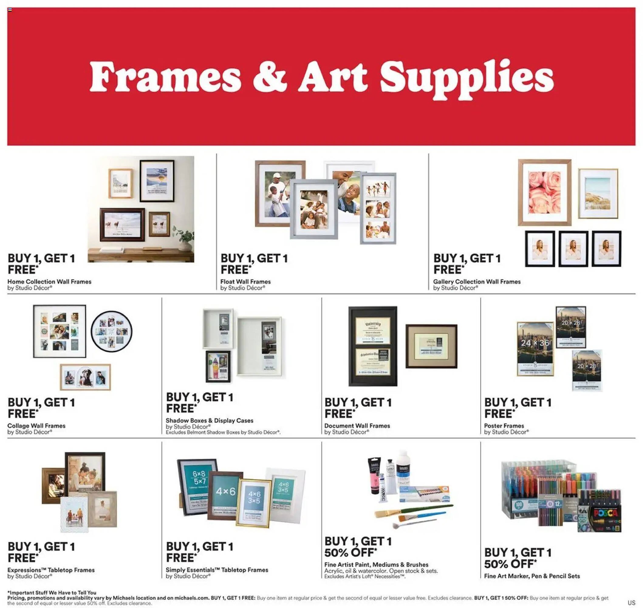 Michaels weekly ad