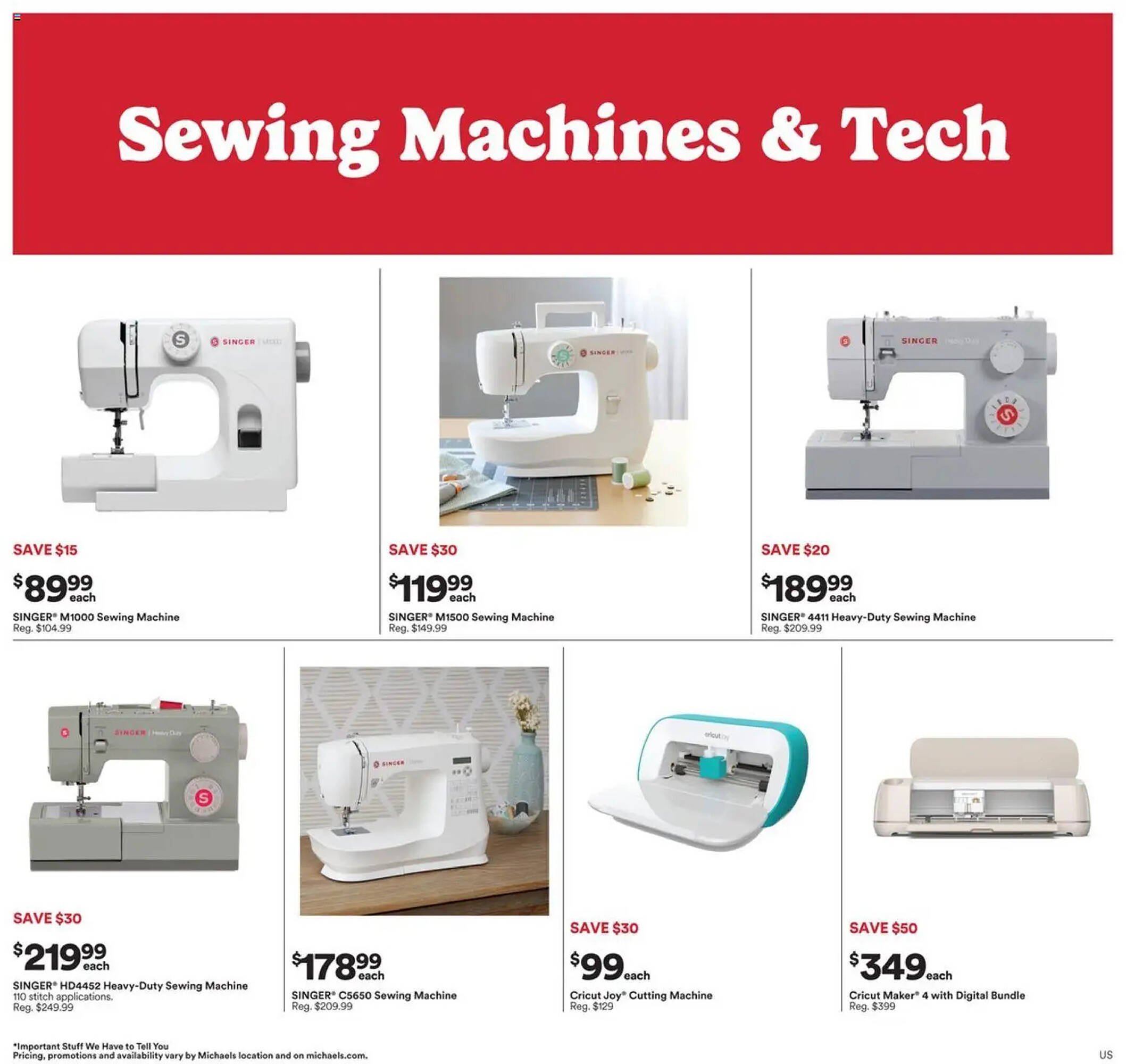 Michaels weekly ad