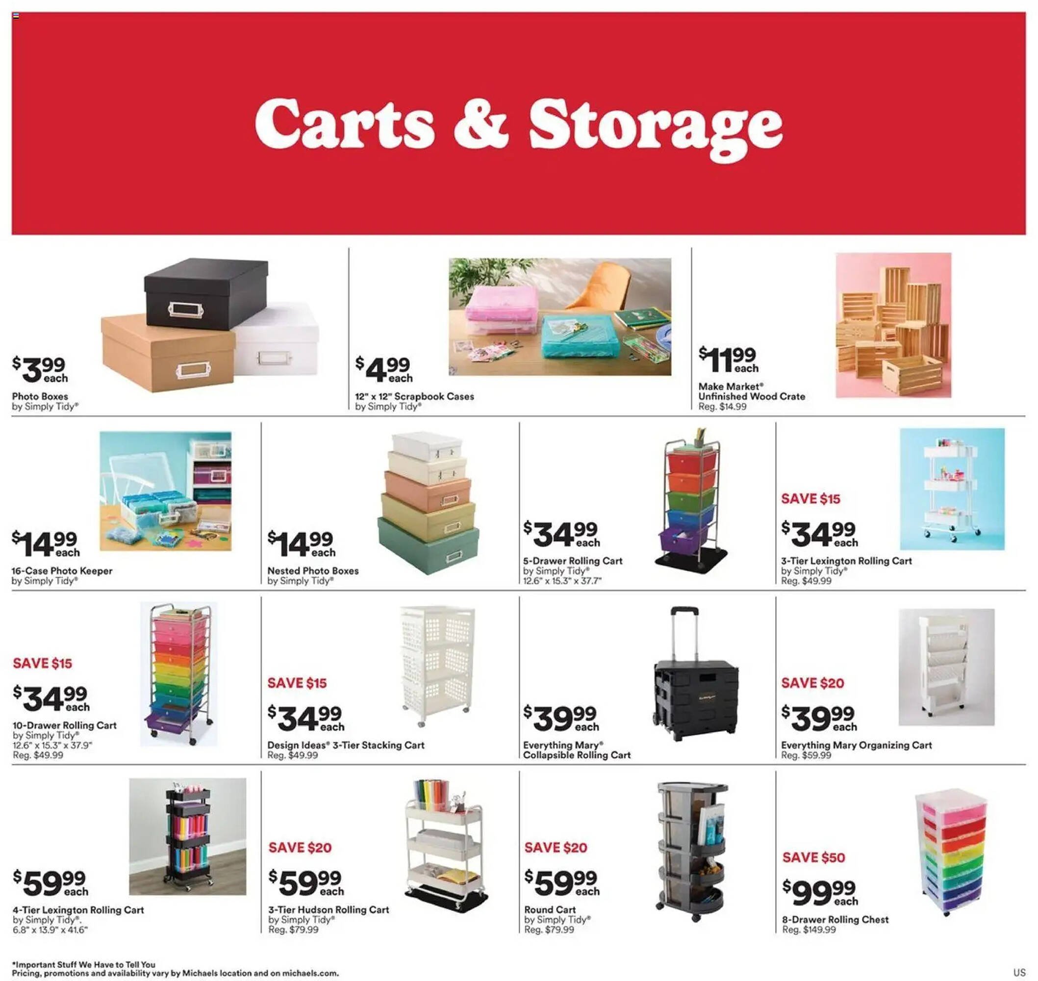 Michaels weekly ad