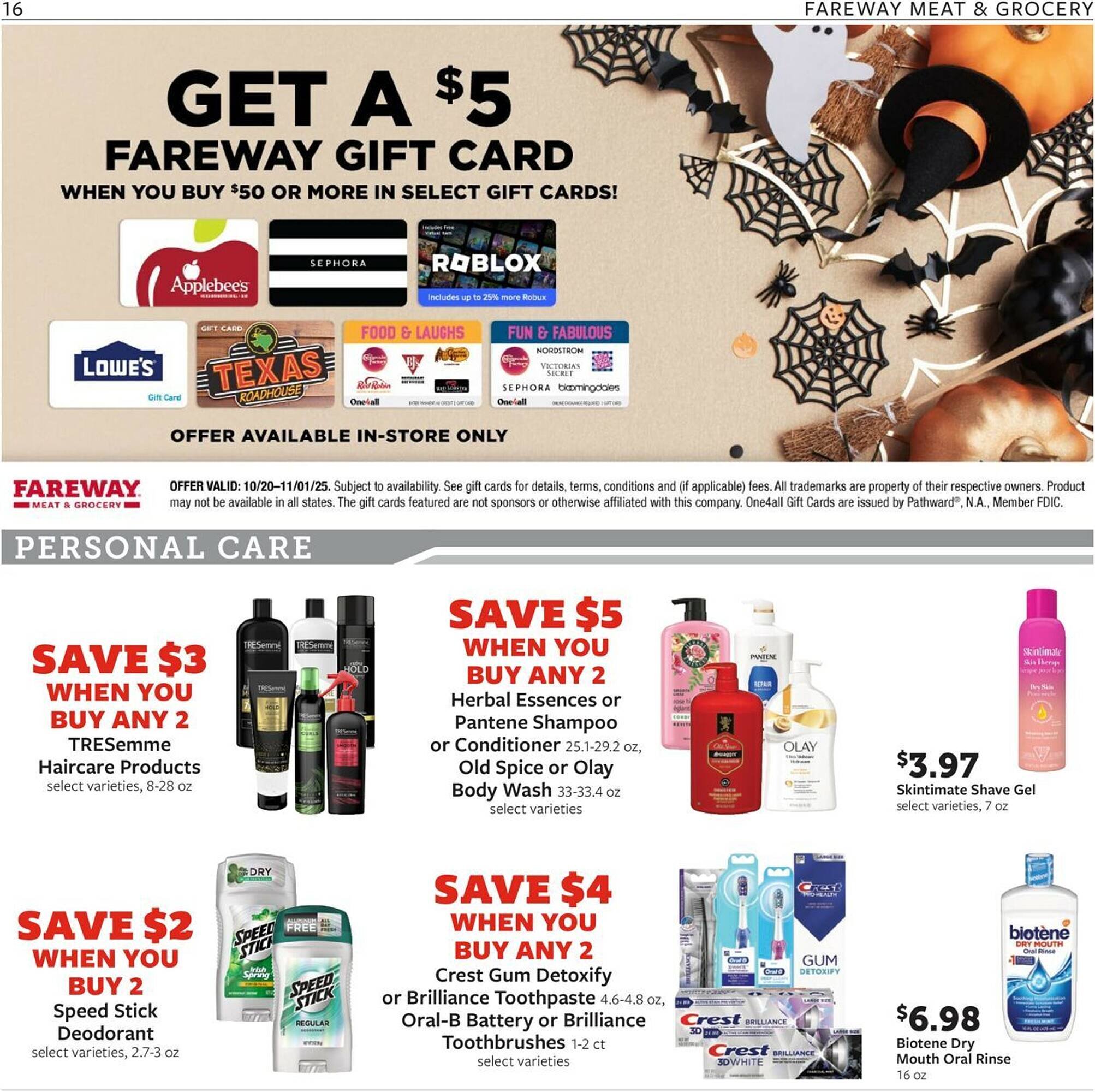 Fareway weekly ad (2025-10-19 - 2025-10-25) | 16