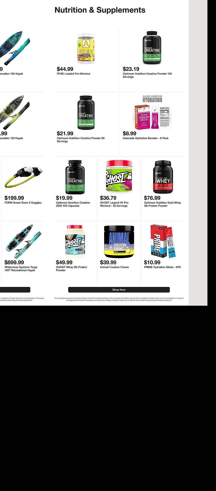 Dick's Sporting Goods weekly ad