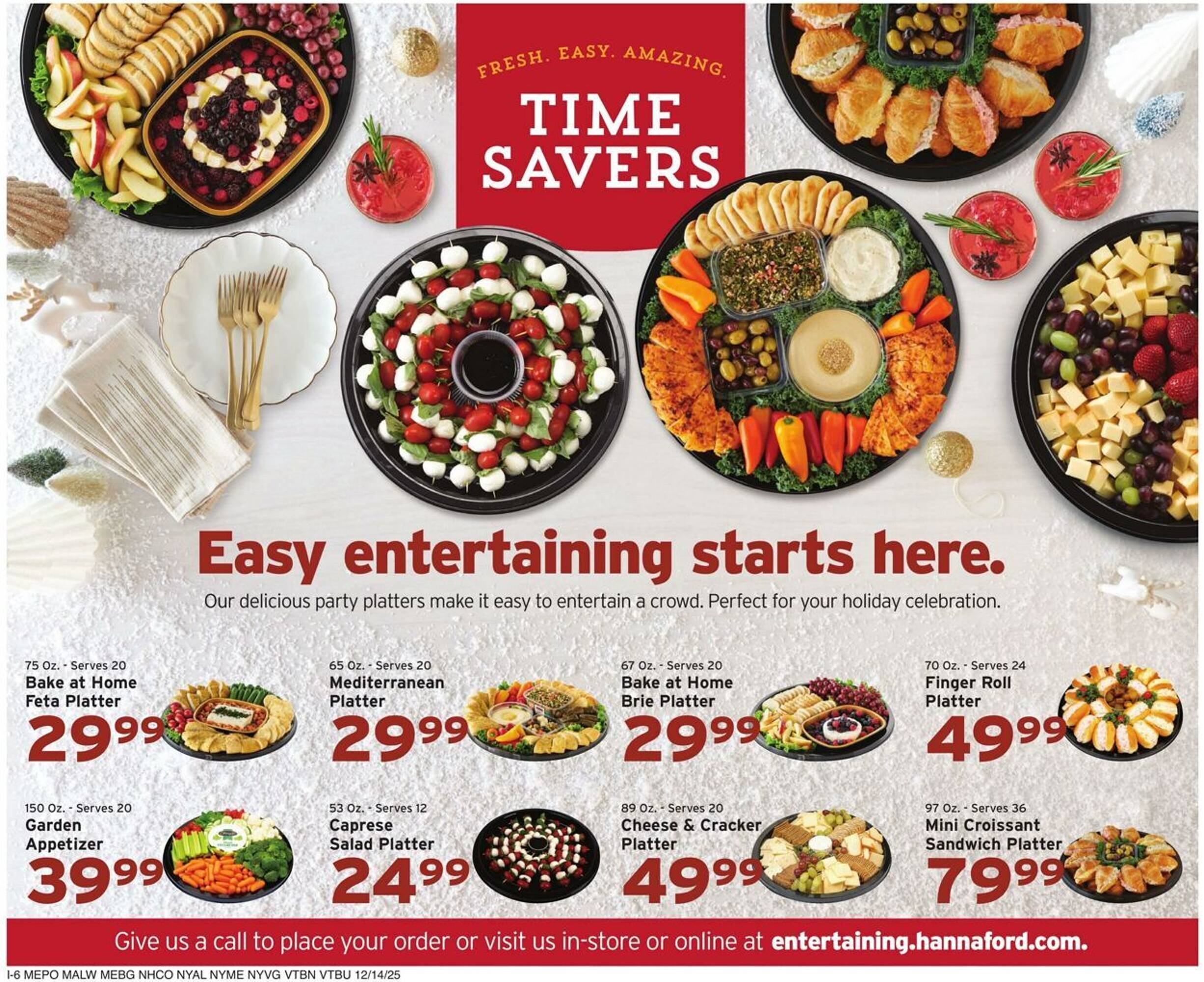 Hannaford flyer