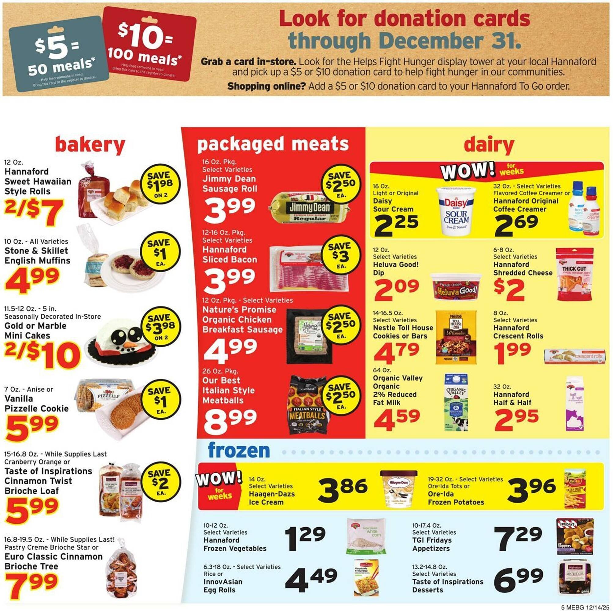 Hannaford flyer