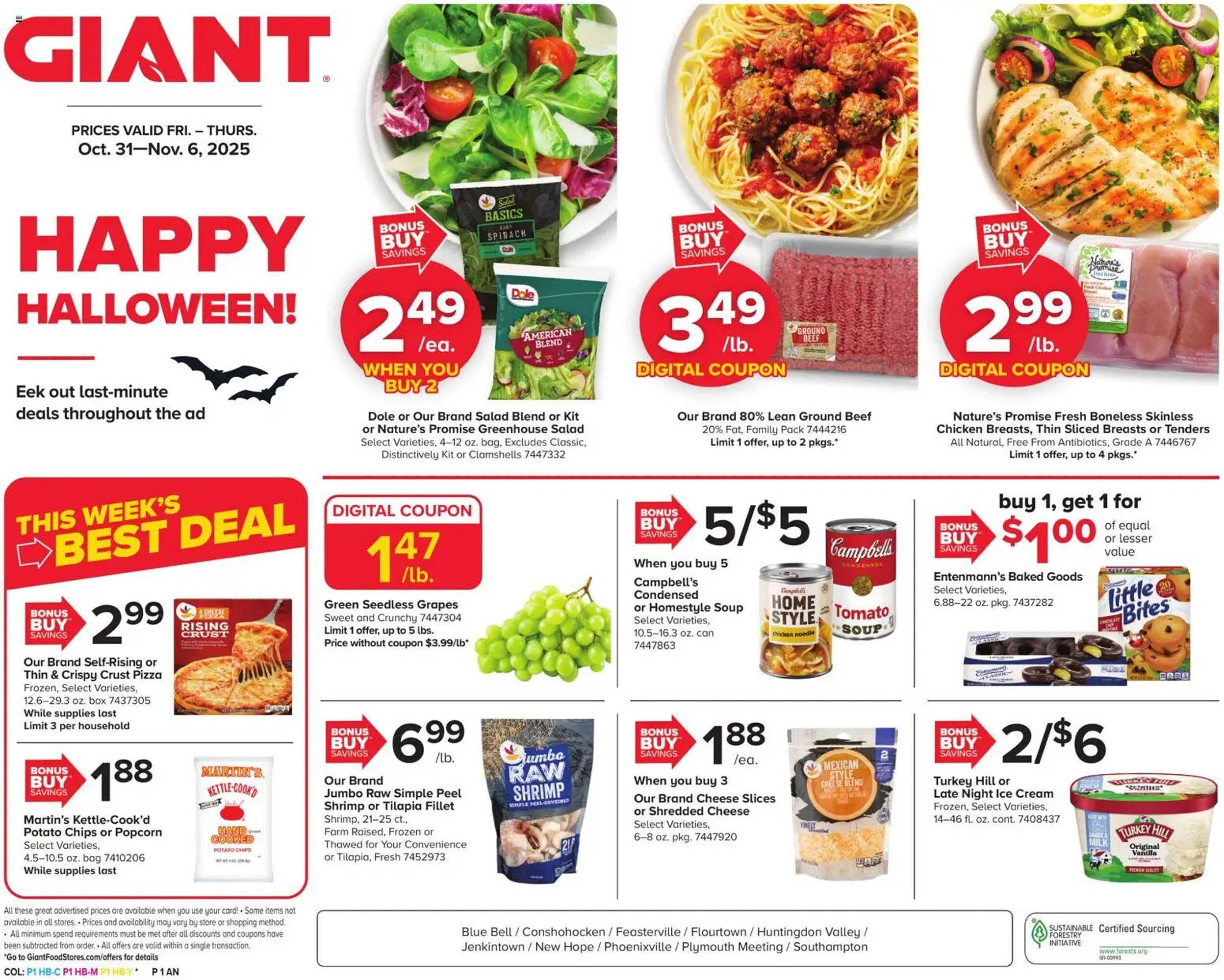 GIANT weekly ad (2025-10-31 - 2025-11-06) | 1