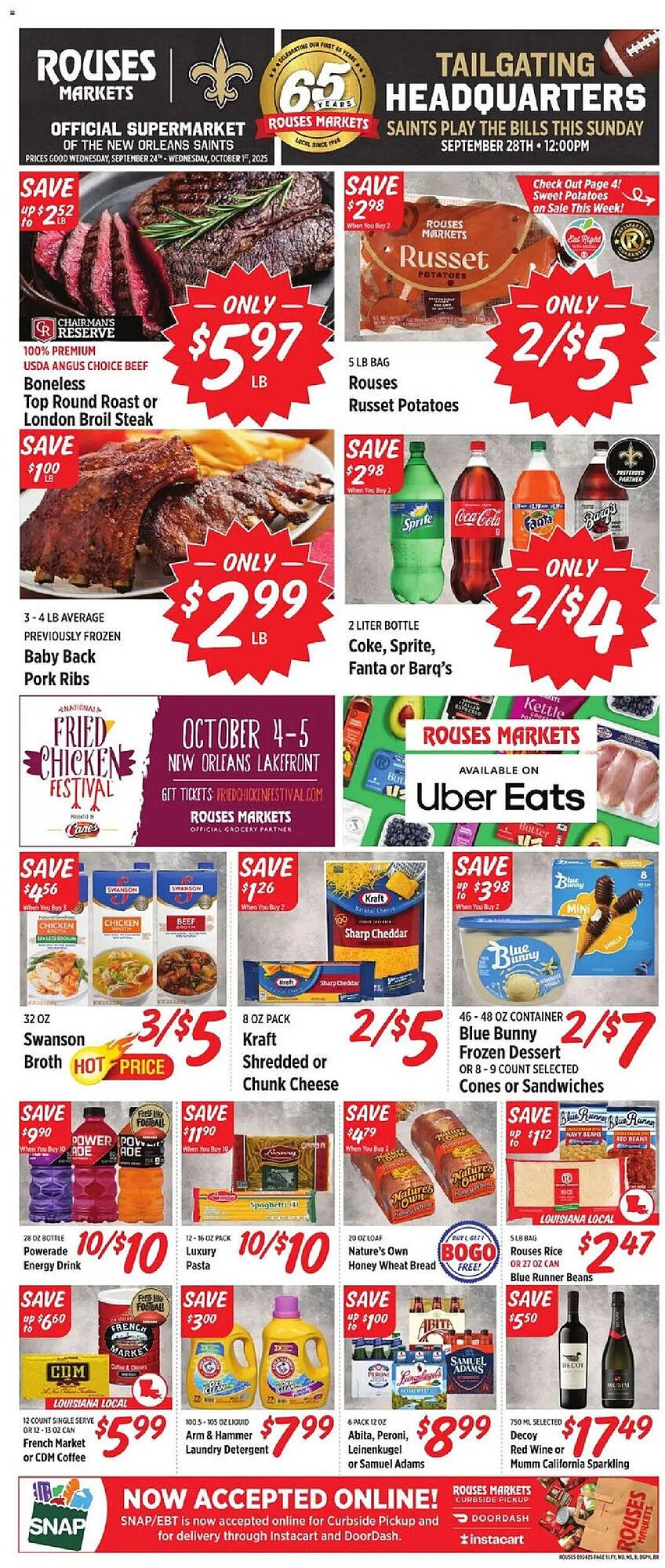 Rouses weekly ad (2025-09-24 - 2025-10-01) | 1