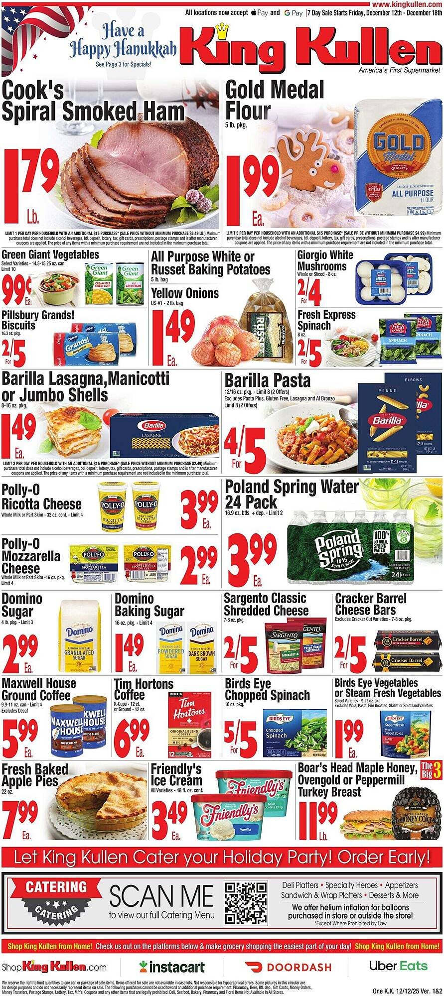 King Kullen weekly ad