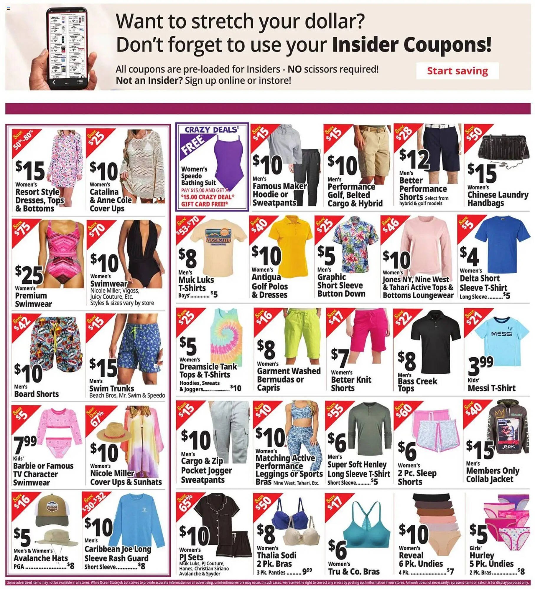 Ocean State Job Lot flyer