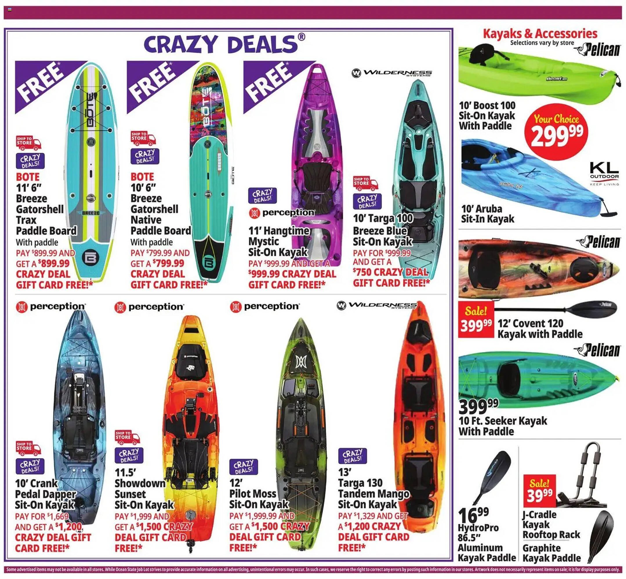 Ocean State Job Lot flyer