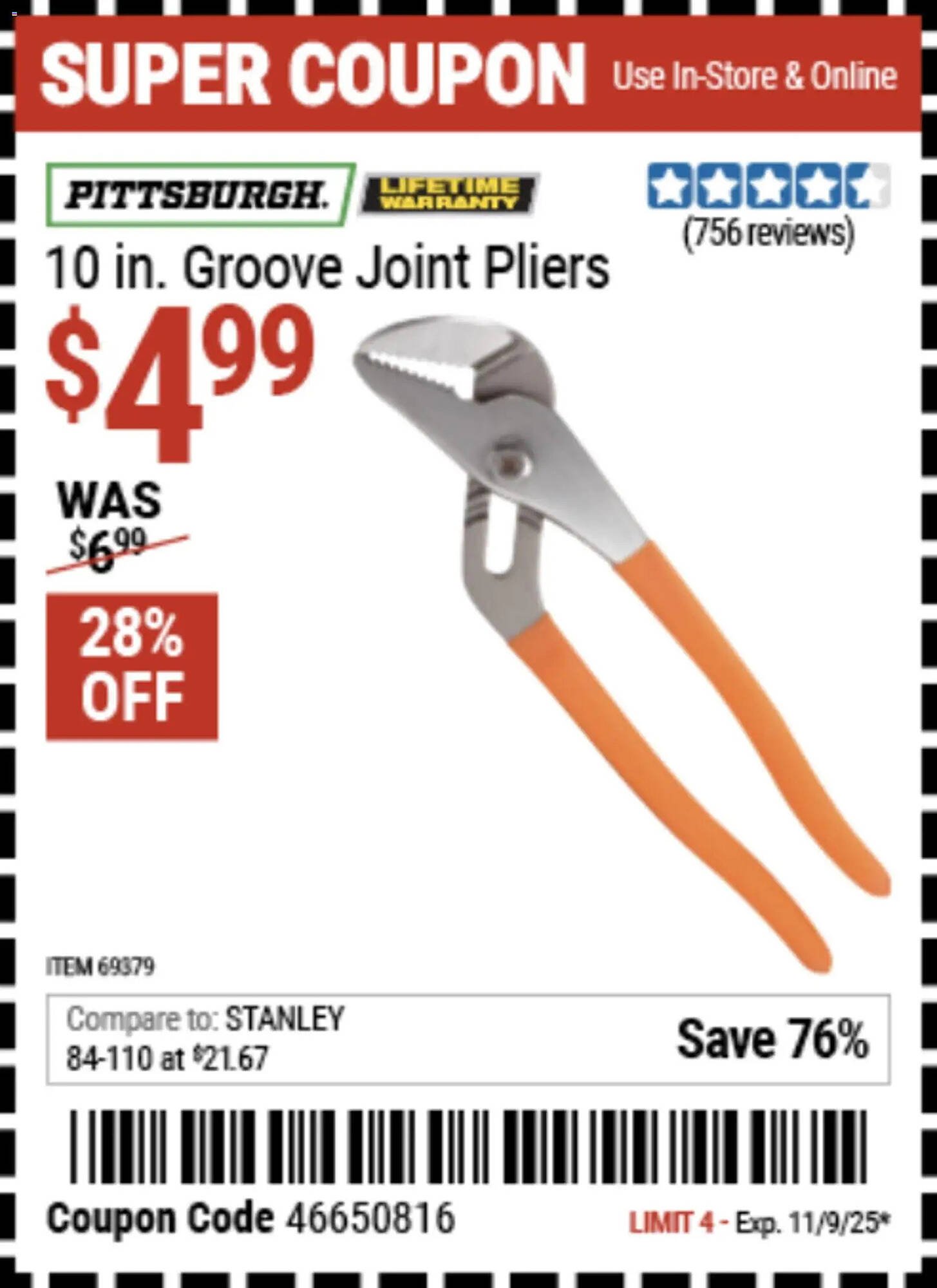 Harbor Freight Tools weekly ad (2025-10-27 - 2025-11-10) | 14