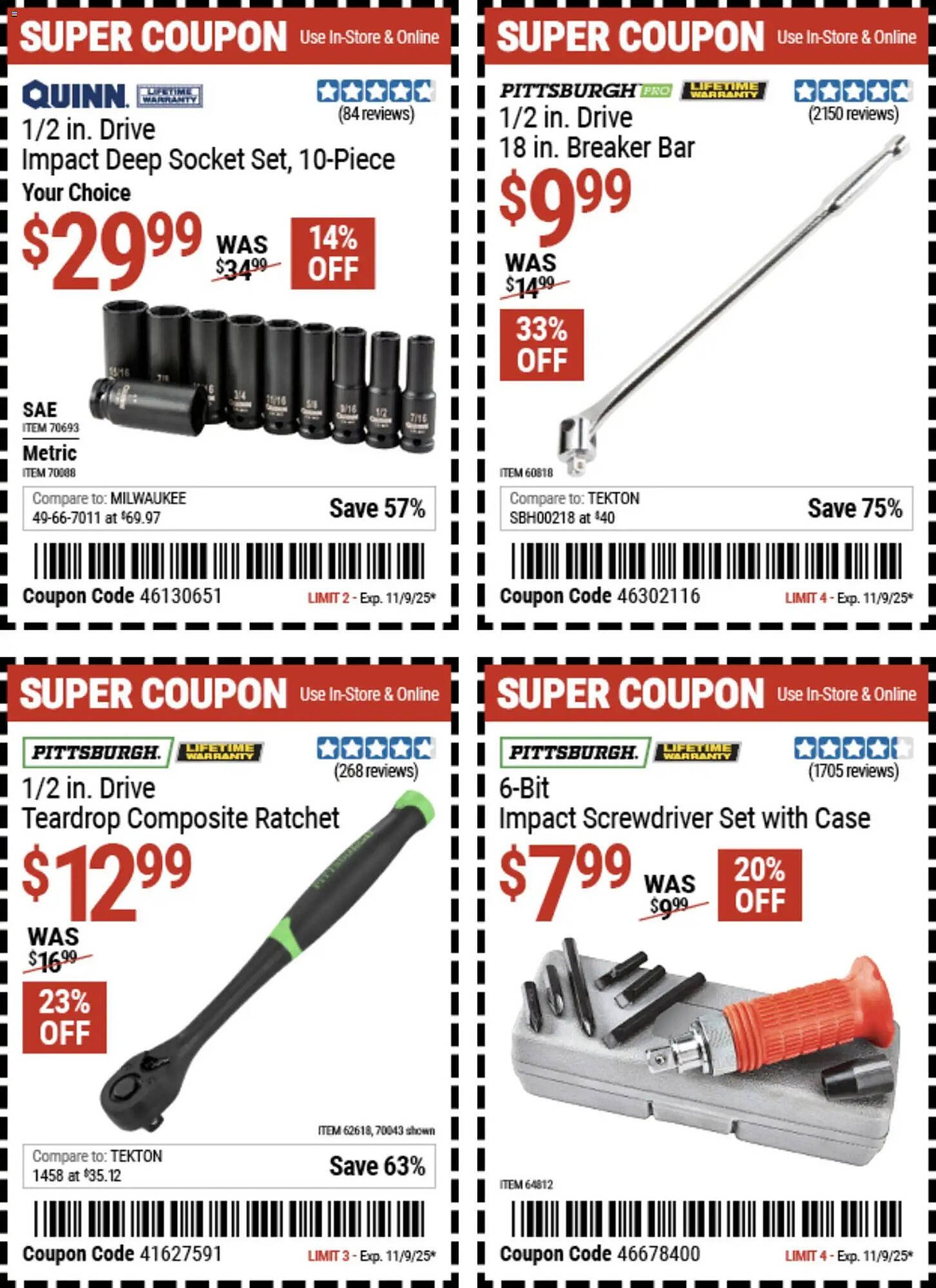 Harbor Freight Tools weekly ad (2025-10-27 - 2025-11-10) | 19