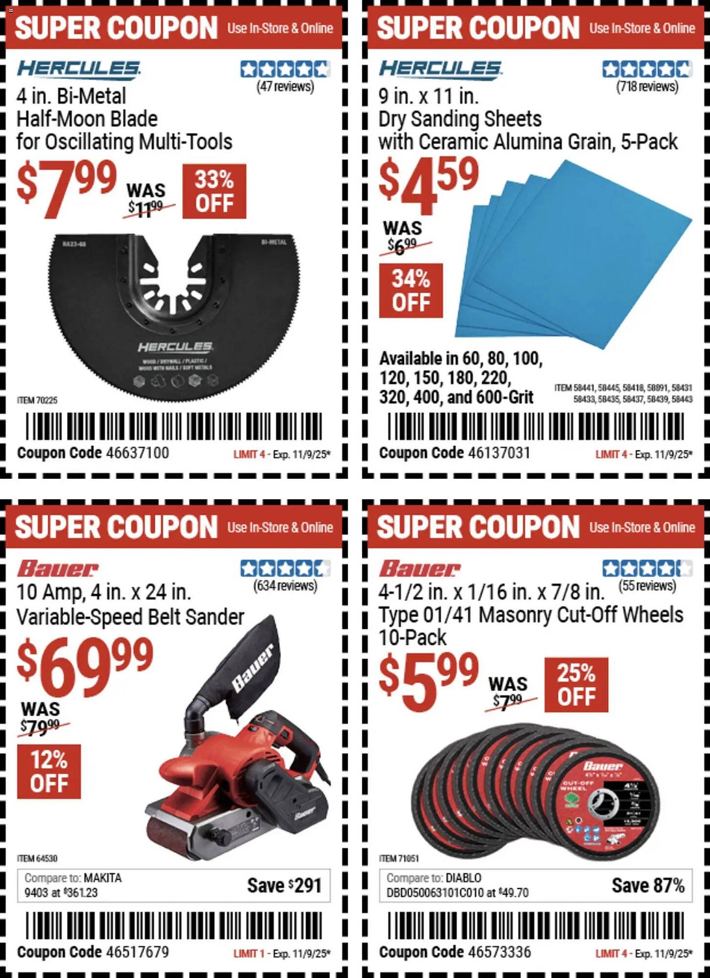 Harbor Freight Tools weekly ad (2025-10-27 - 2025-11-10) | 4