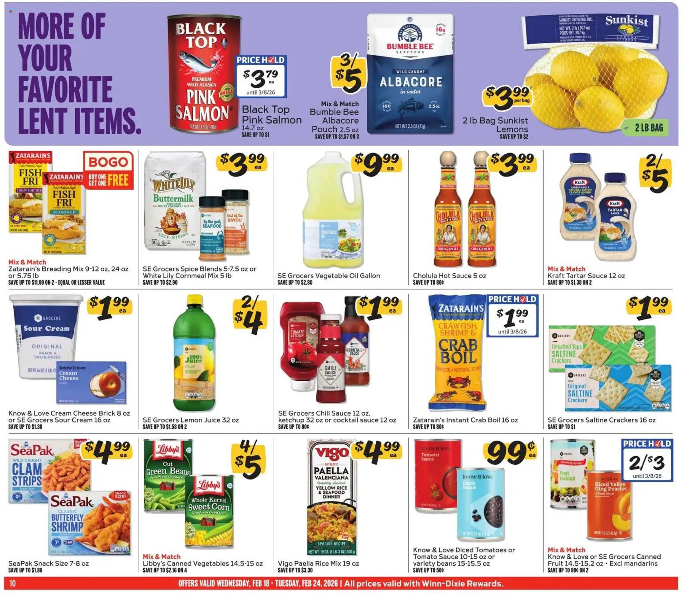 Winn Dixie weekly ad