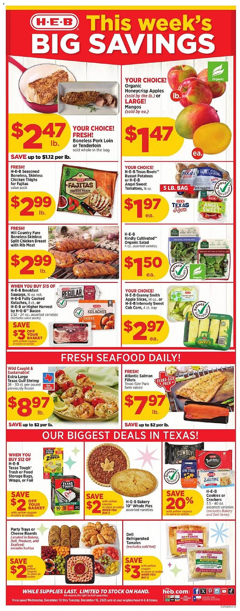 H-E-B weekly ad