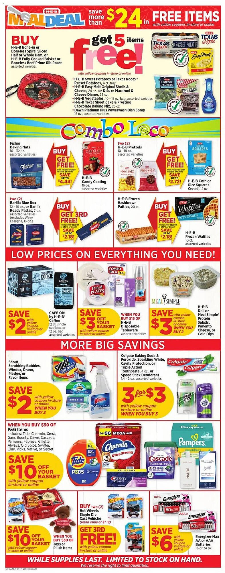 H-E-B weekly ad