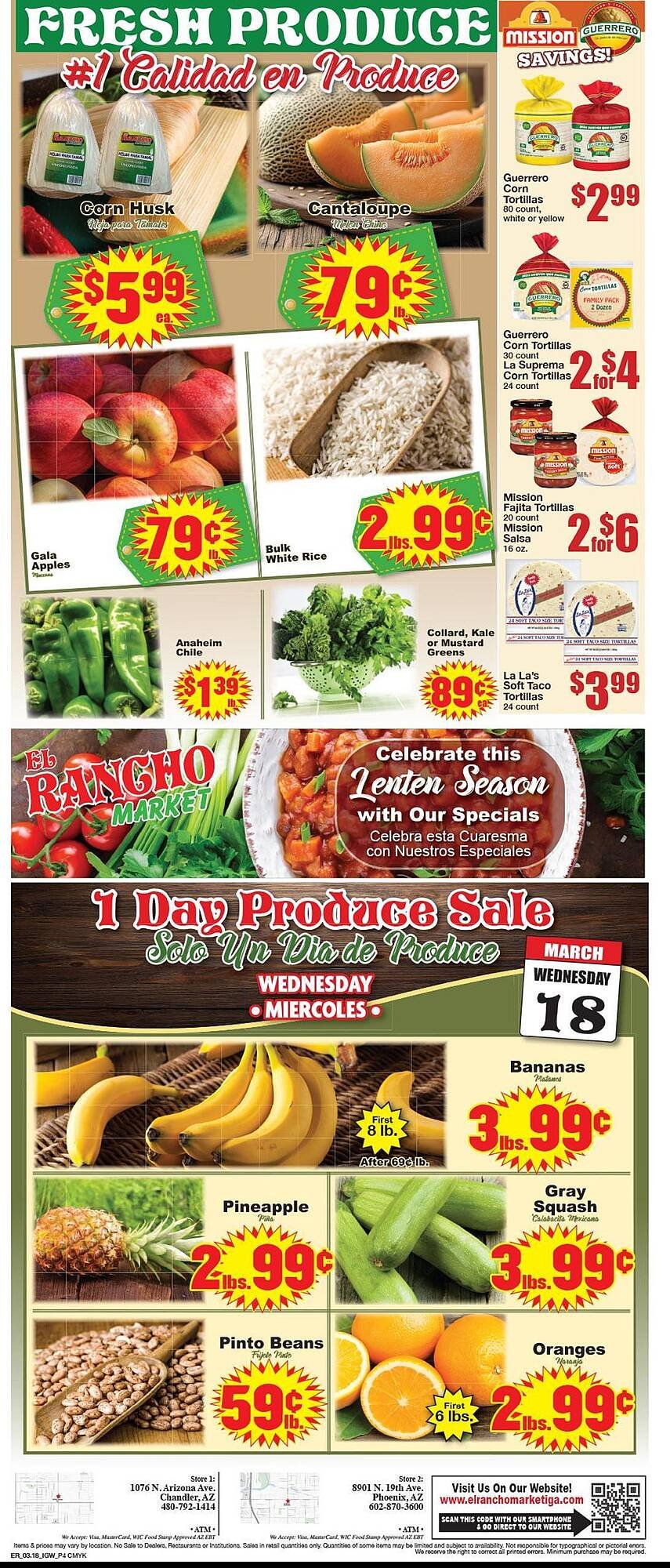 Supermercado El Rancho weekly ad