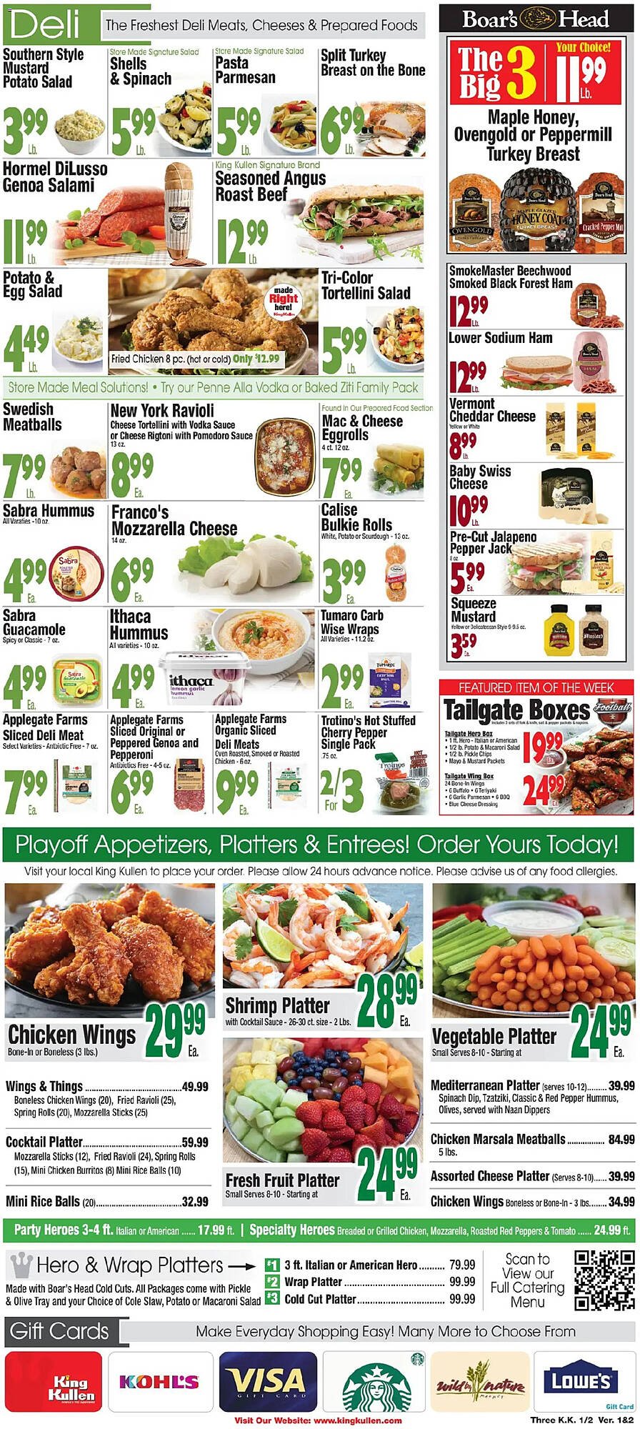 King Kullen weekly ad