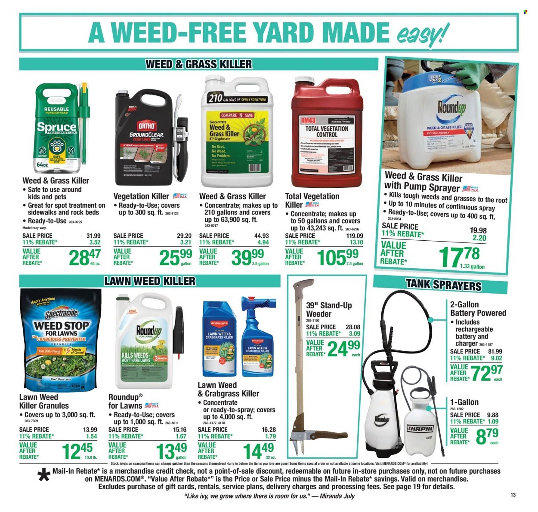Menards weekly ad