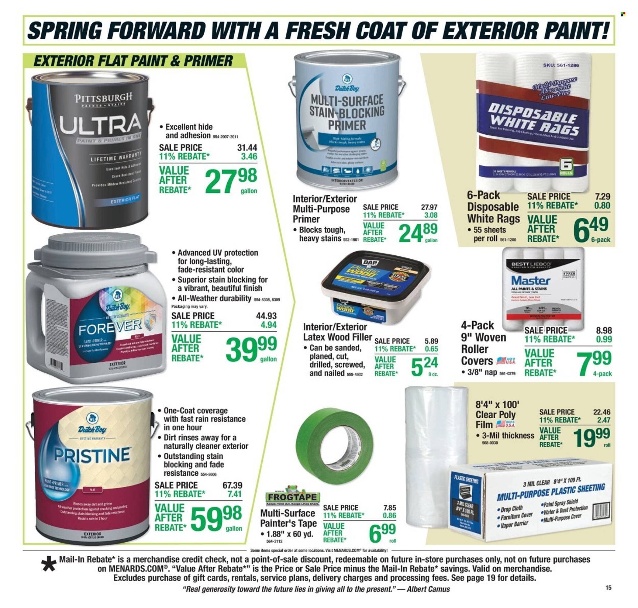 Menards weekly ad