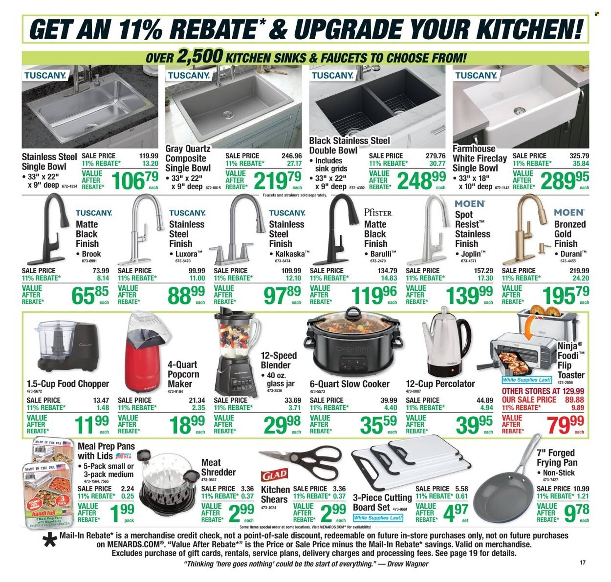 Menards weekly ad