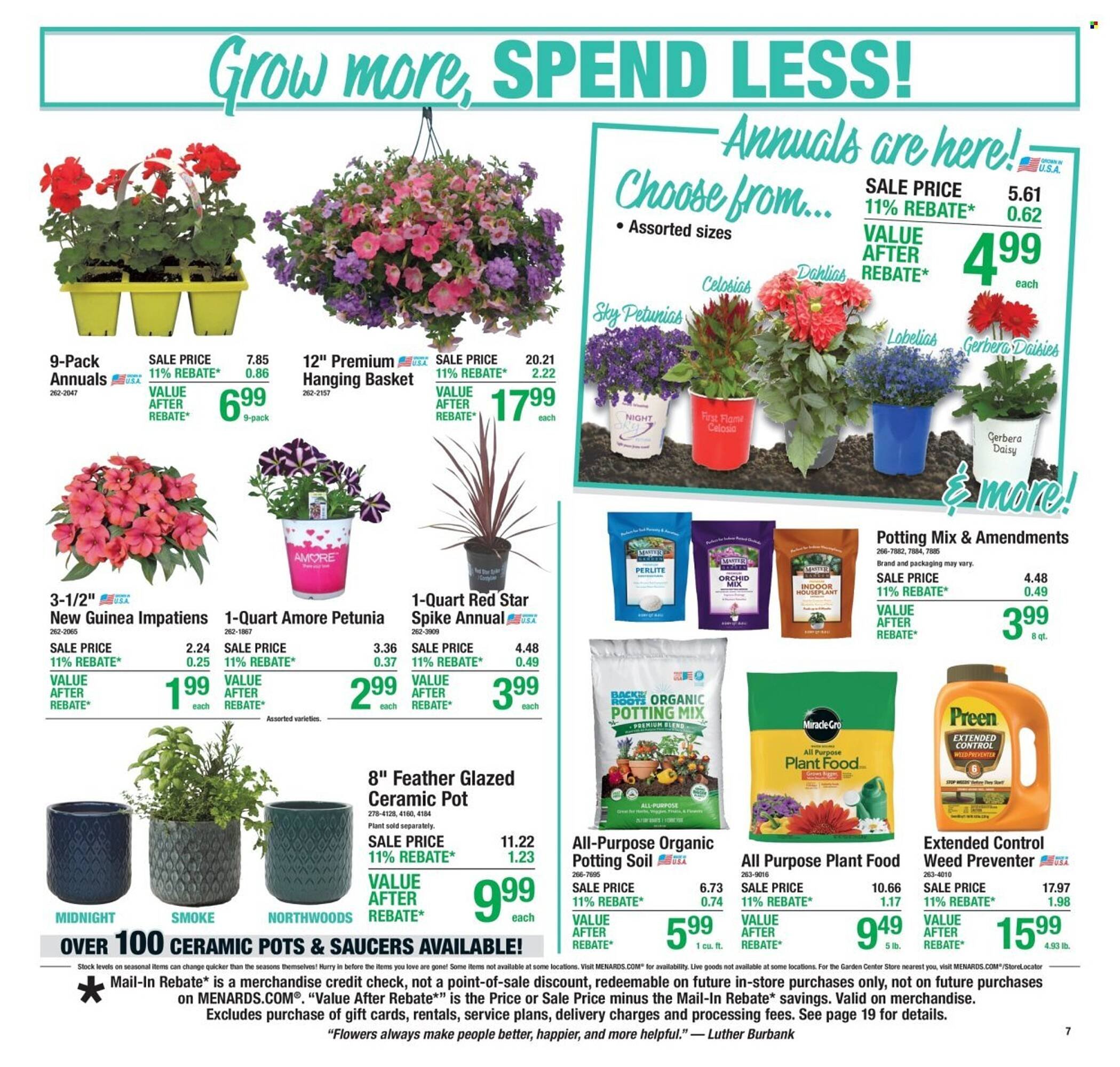 Menards weekly ad