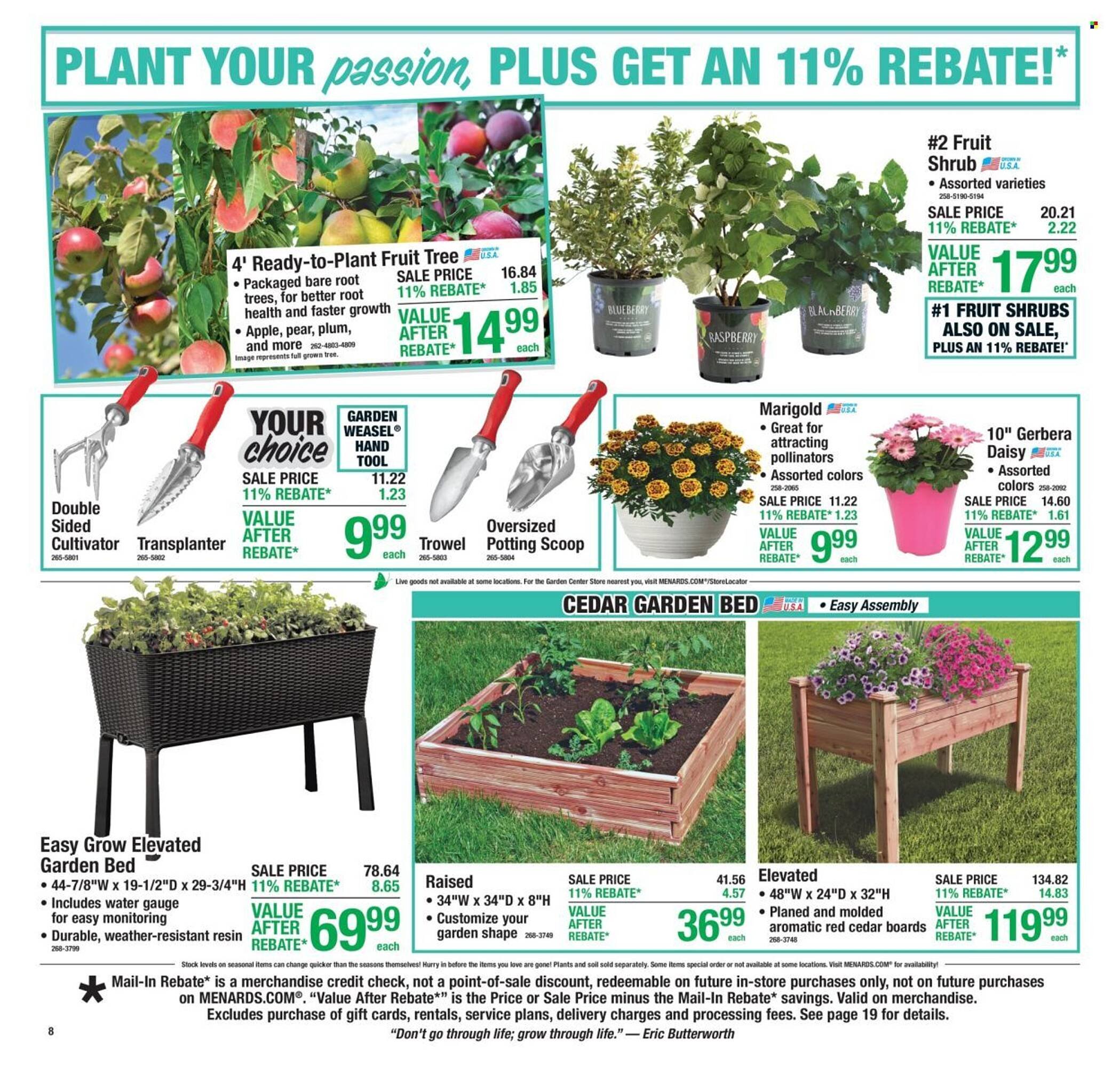 Menards weekly ad
