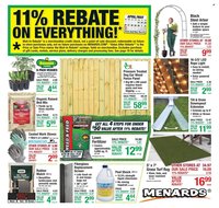 Menards weekly ad