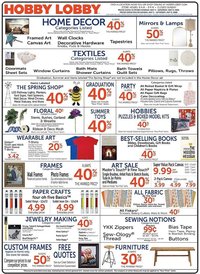 Hobby Lobby weekly ad