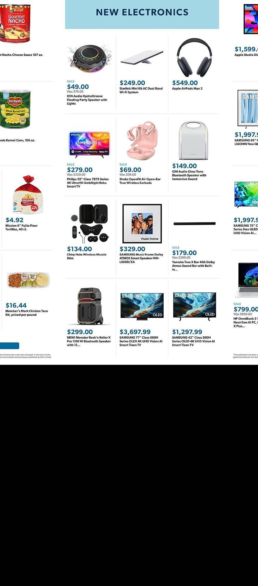 Sam's Club weekly ad