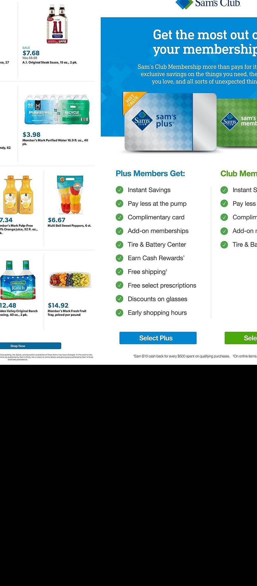 Sam's Club weekly ad