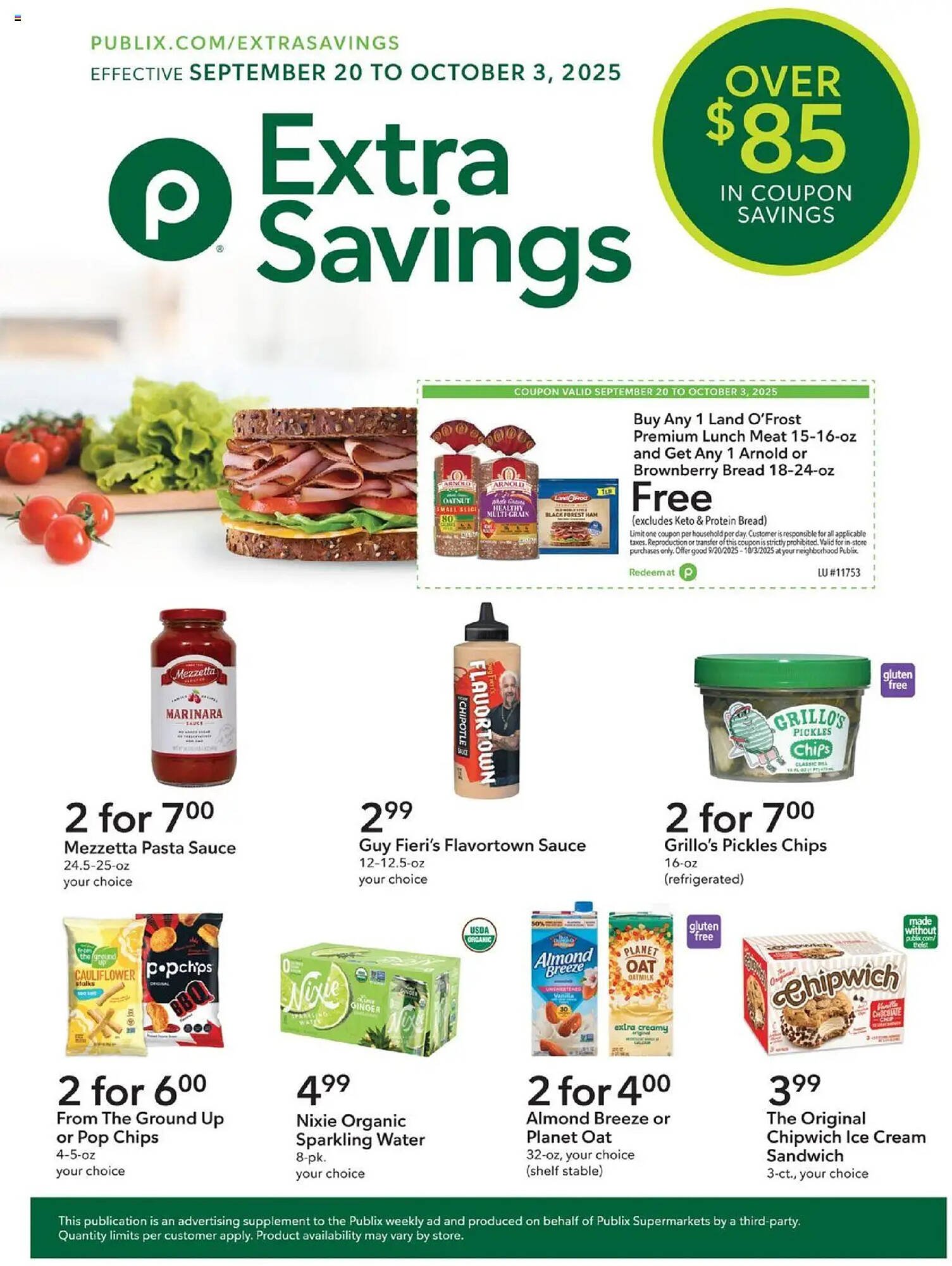 Publix weekly ad (2025-09-20 - 2025-10-03) | 1