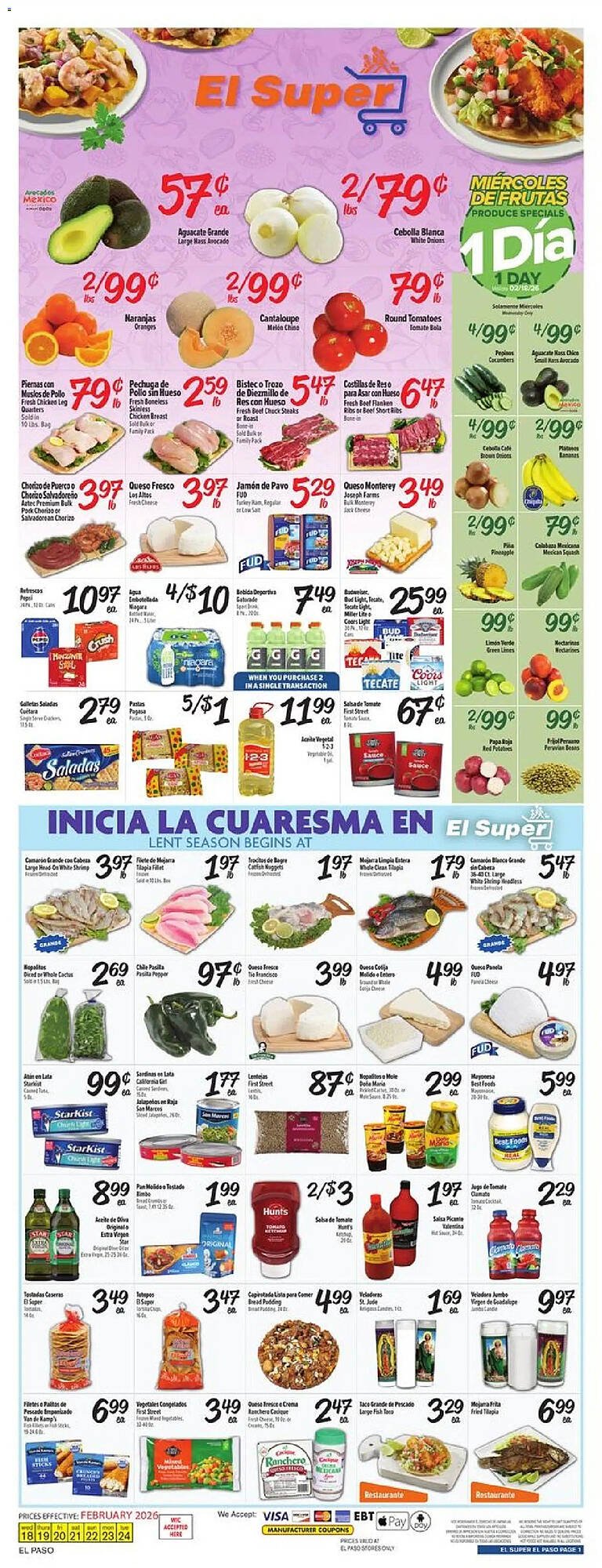 El Super weekly ad