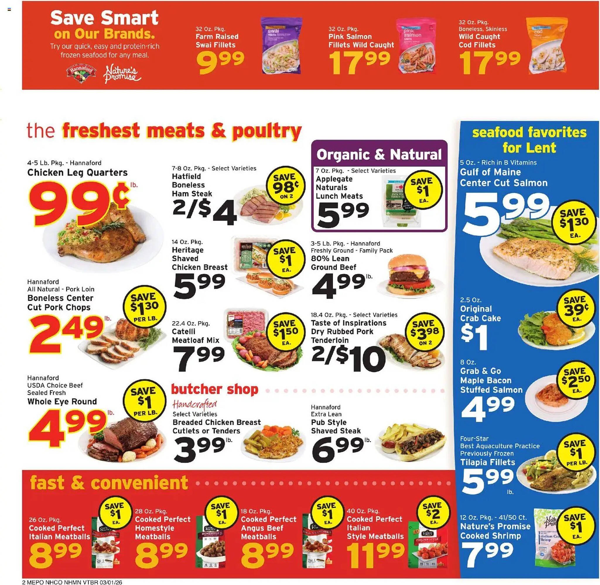 Hannaford flyer