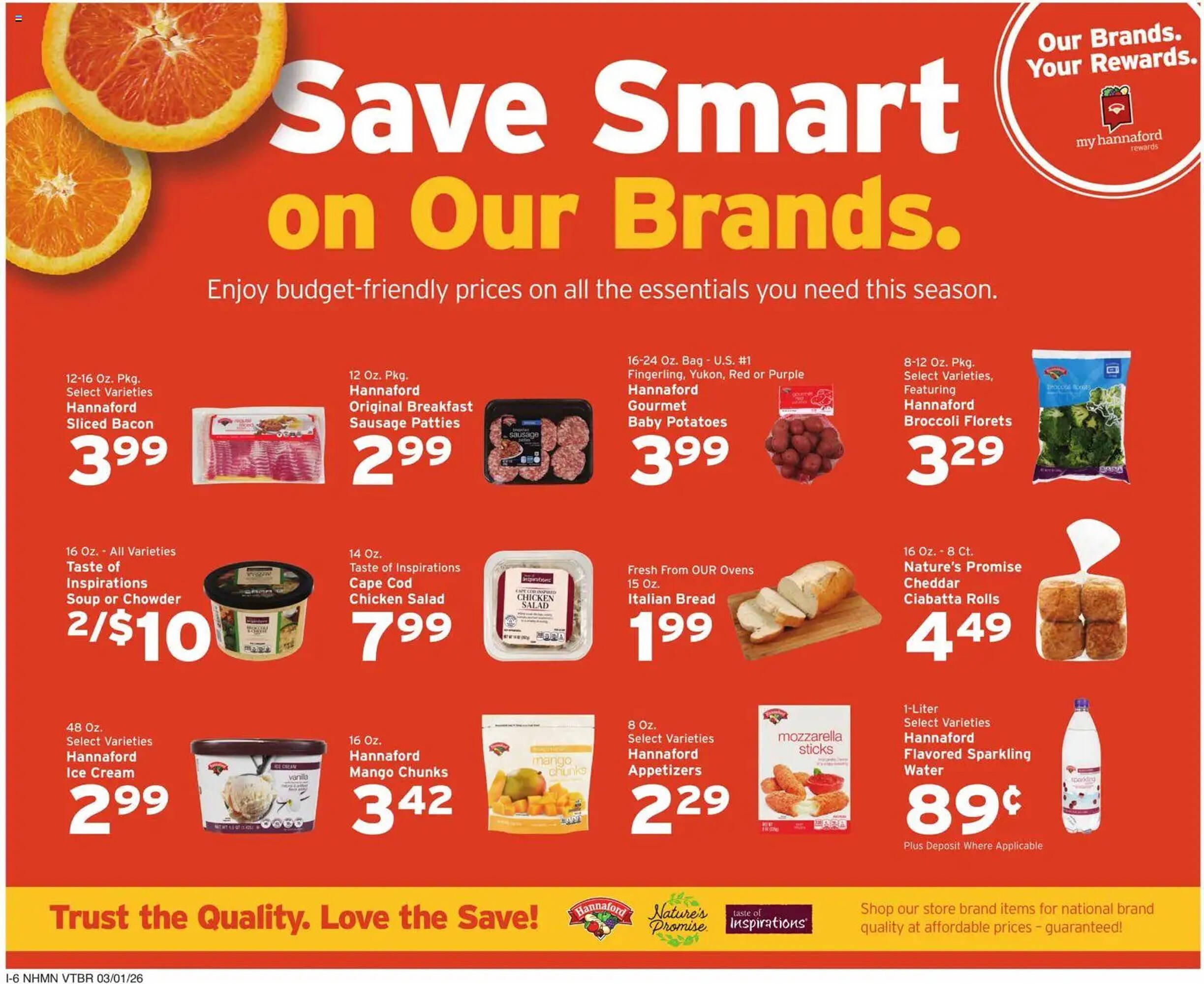Hannaford flyer